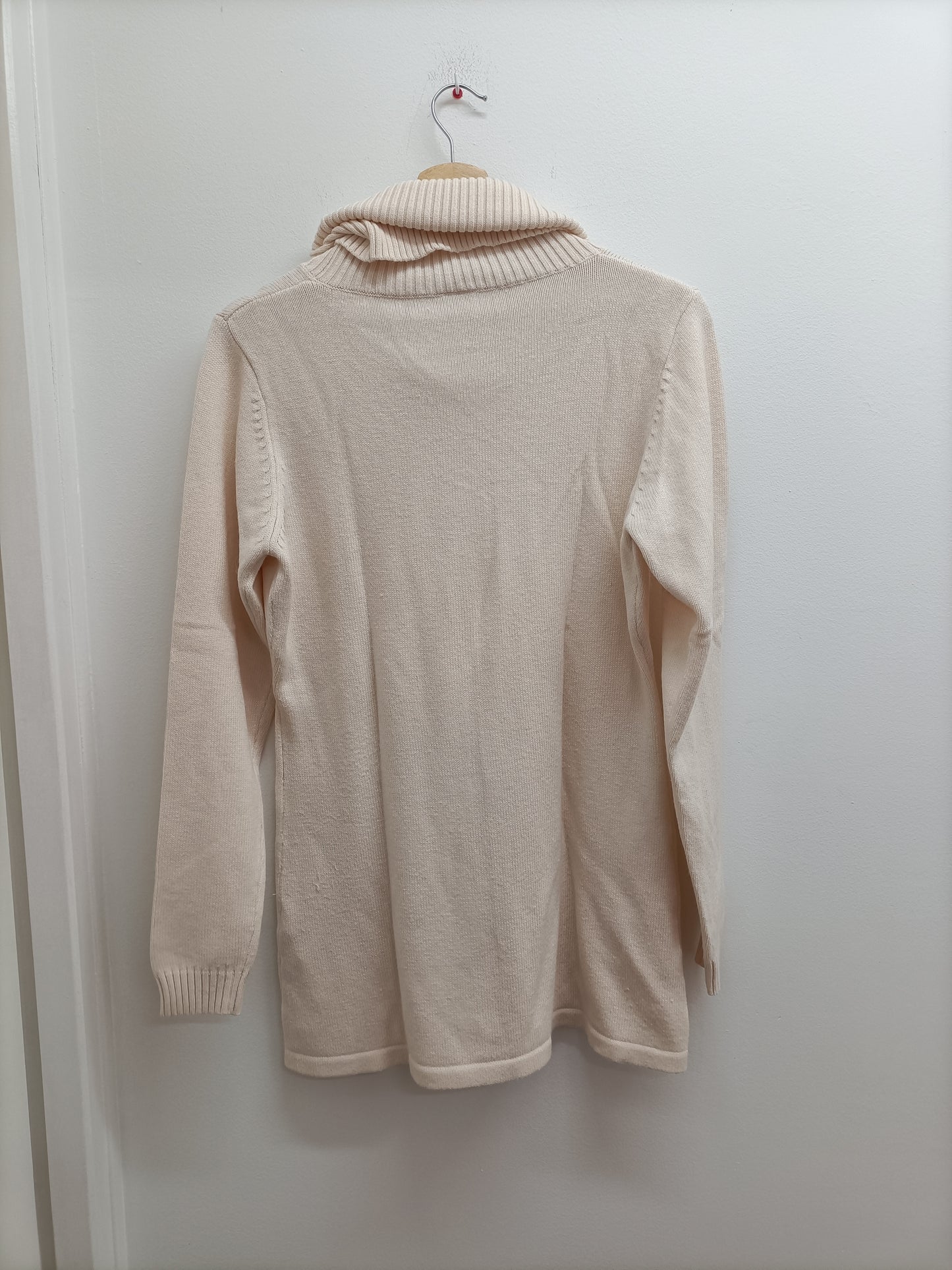 Pull avec col Camaïeu rose pâle Taille XL