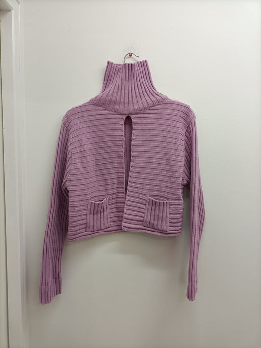 Pull court avec col Cache-Cache lilas Taille L