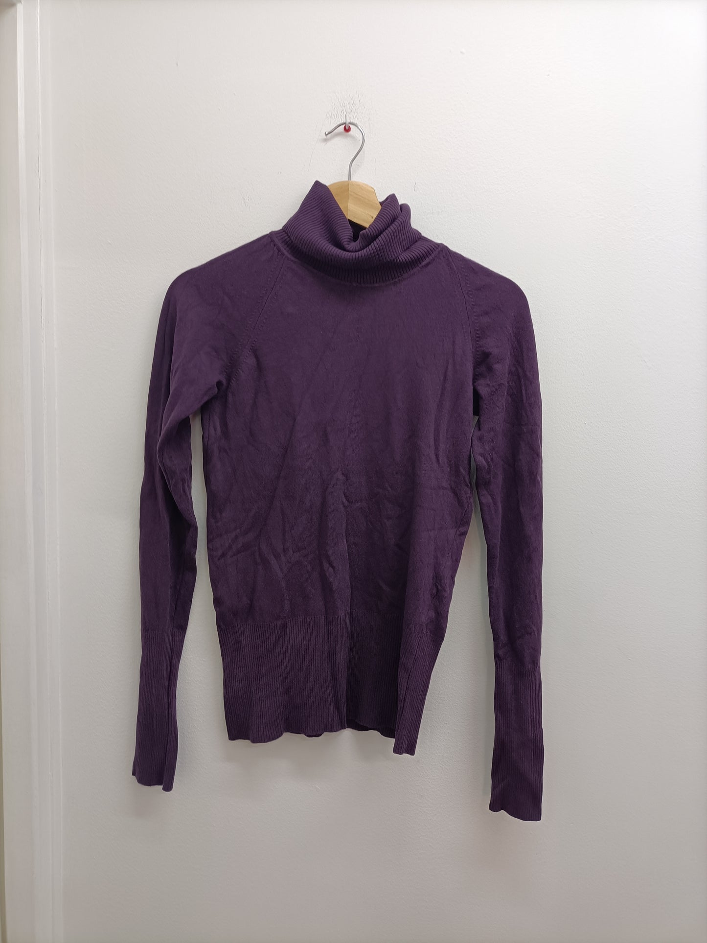 Pull fin avec col Patrice Bréal prune Taille L