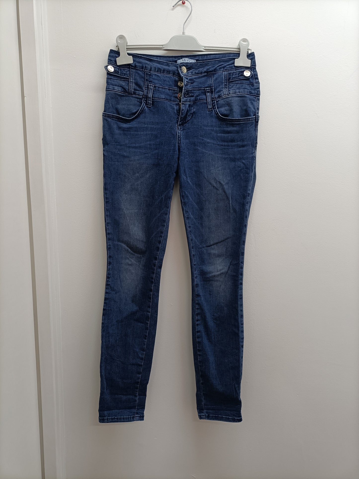 Jeans Liu-Jo taille haute bleu Taille 40