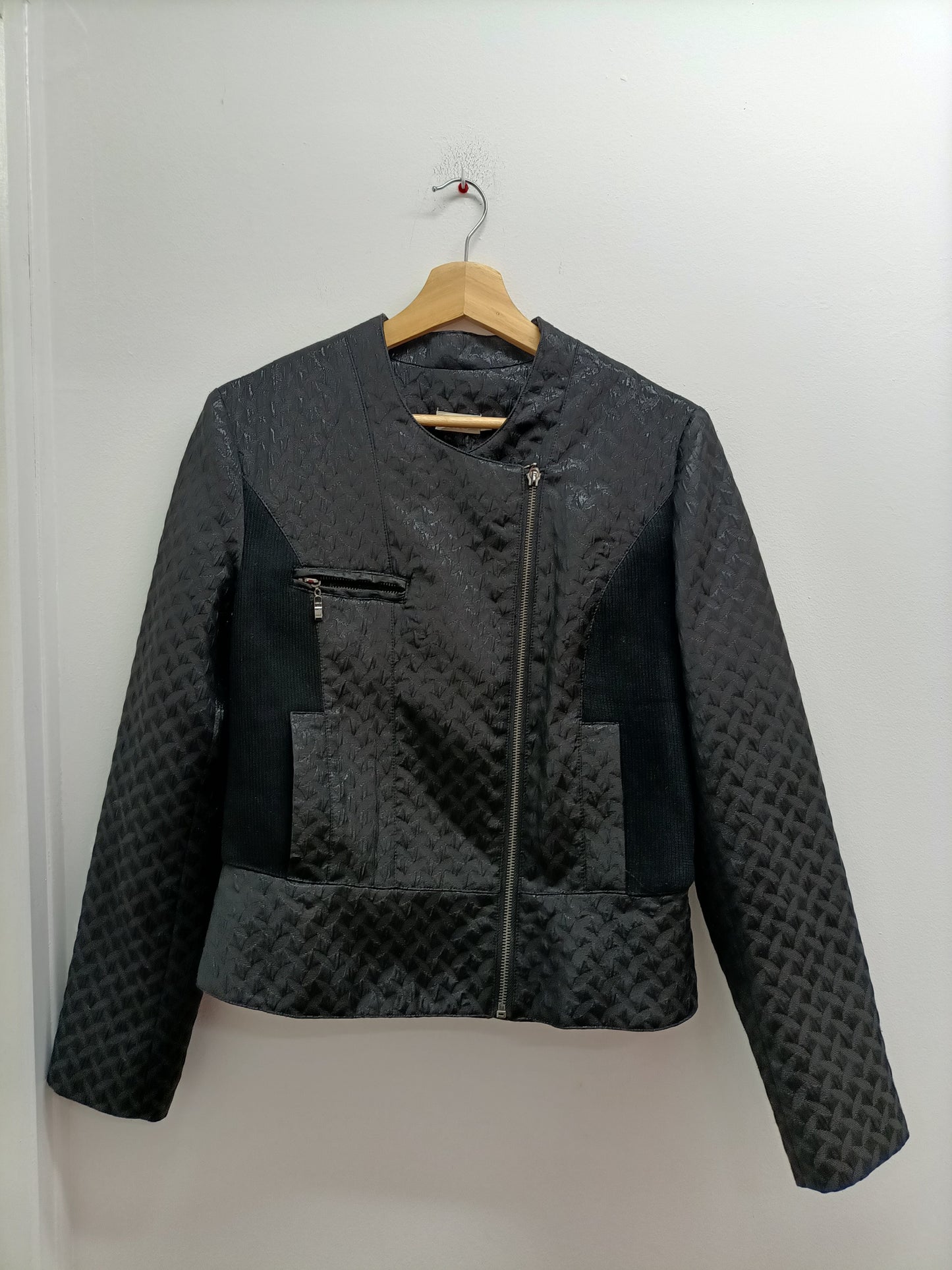 Veste Jacqueline Riu noire brillante Taille 40