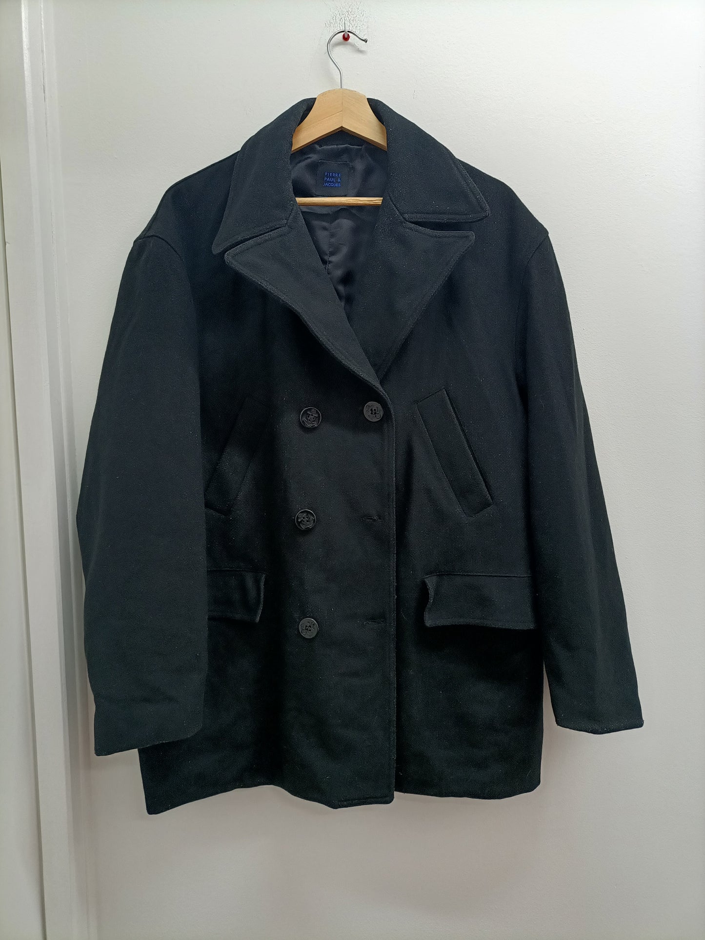 Manteau Pierre, Paul & Jacques noir Taille L/XL