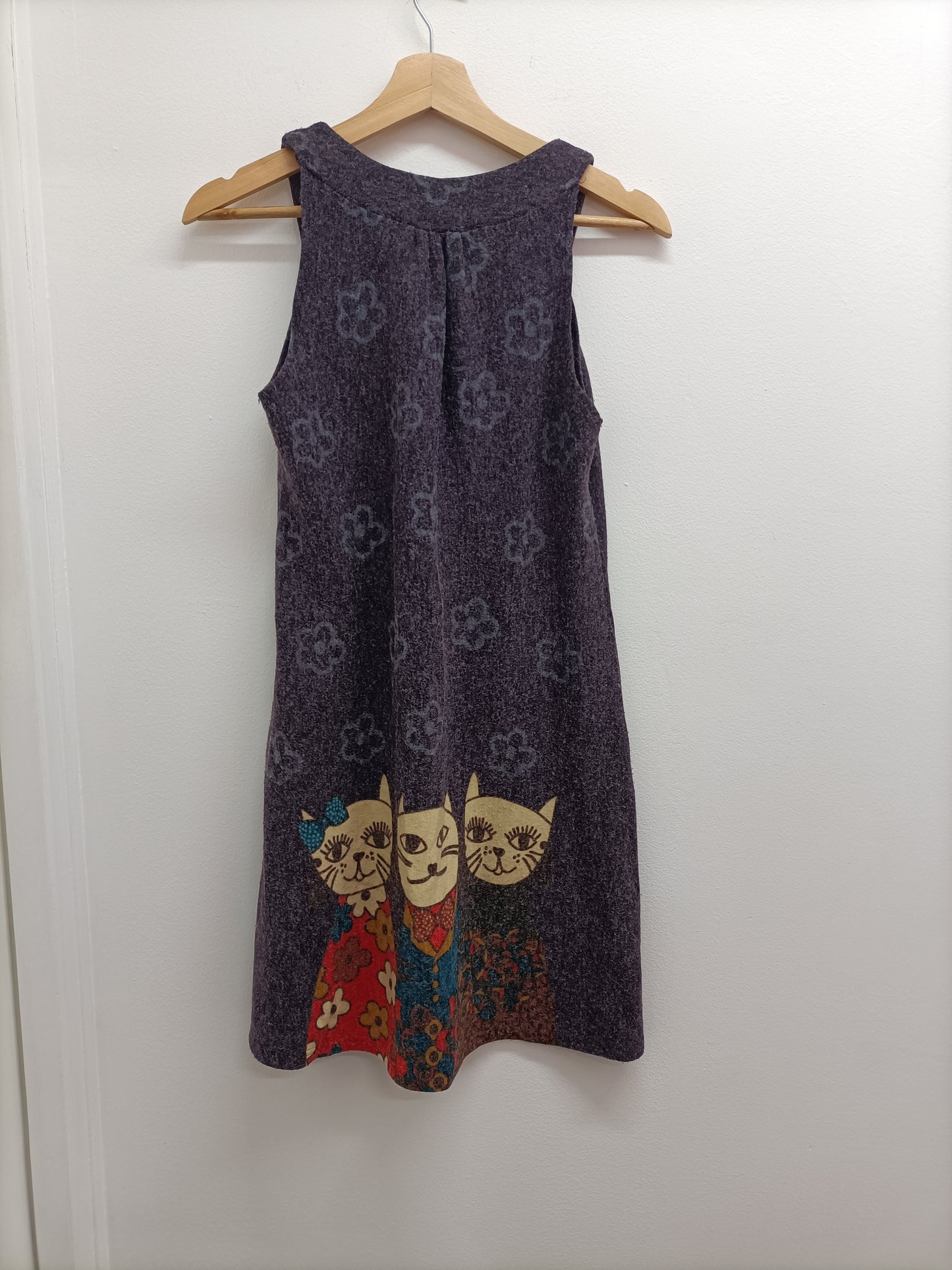 Robe pull sans manche fantaisie Cherry Taille S