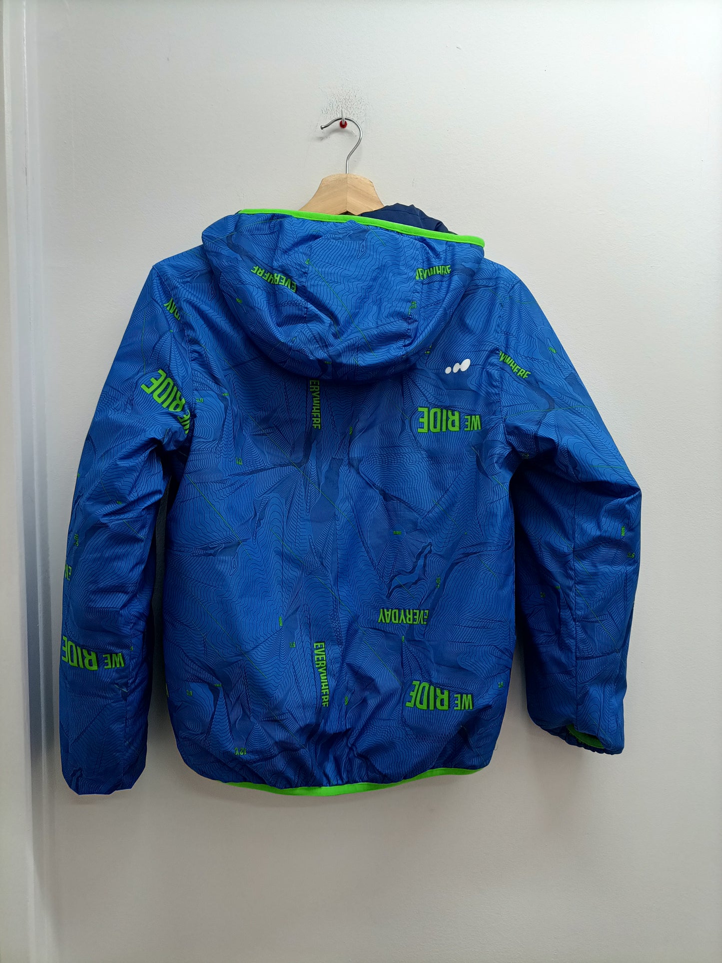 Doudoune réversible Wedze bleu Taille 12 Ans