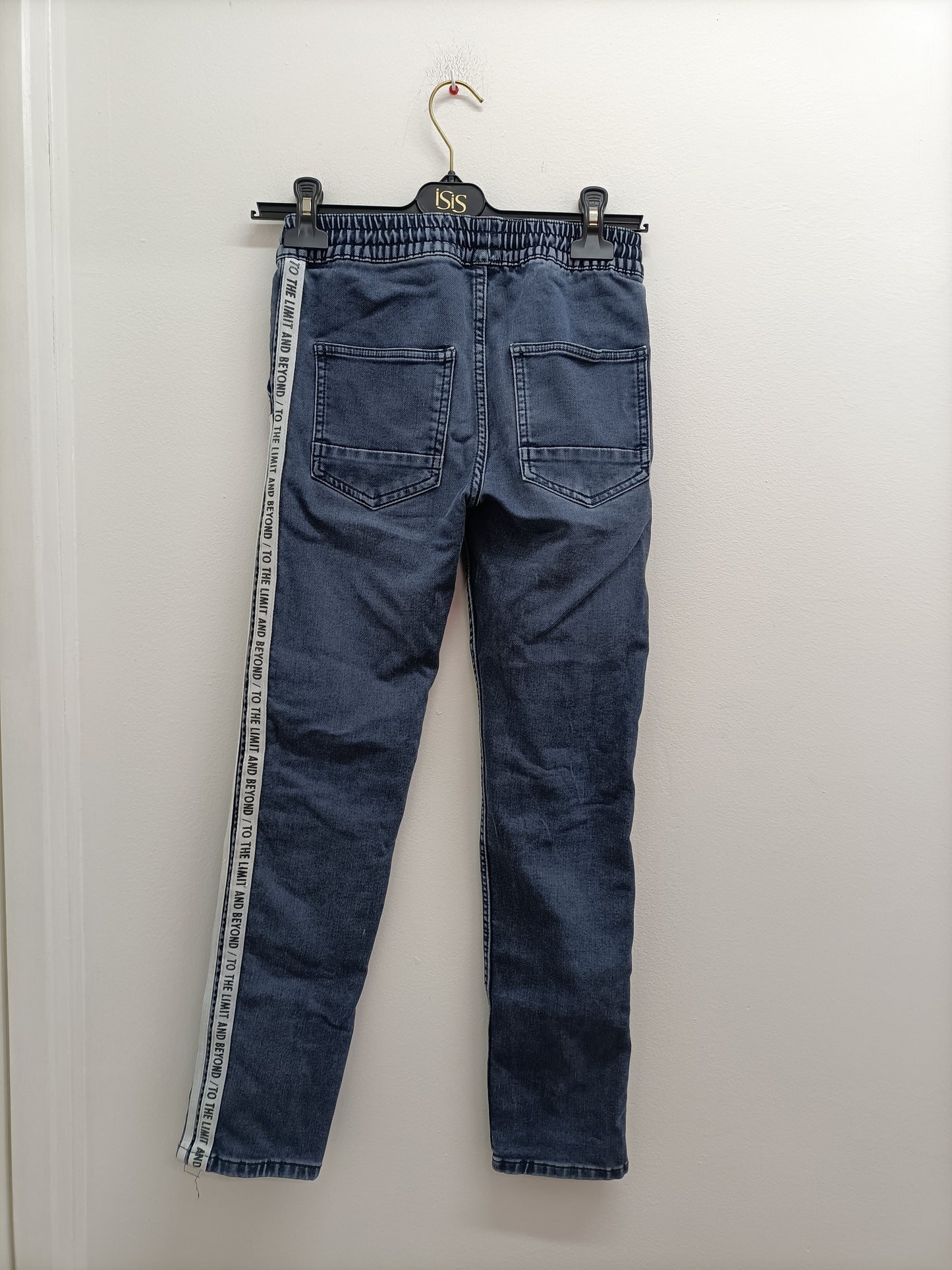 Jeans Kiabi slim fit bleu délavé Taille 12 Ans