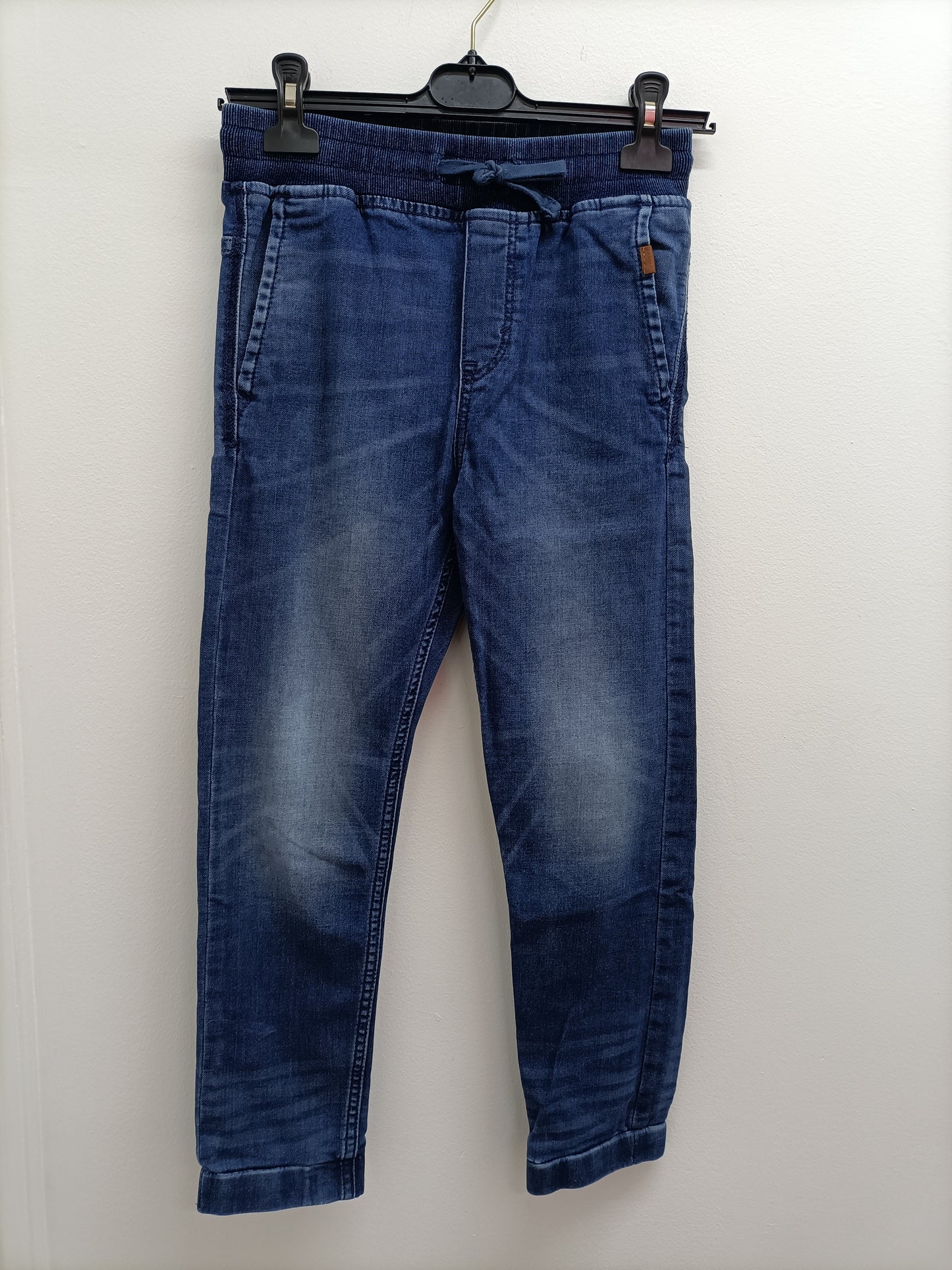 Jeans jogging Denim & Co bleu Taille 9/10 Ans