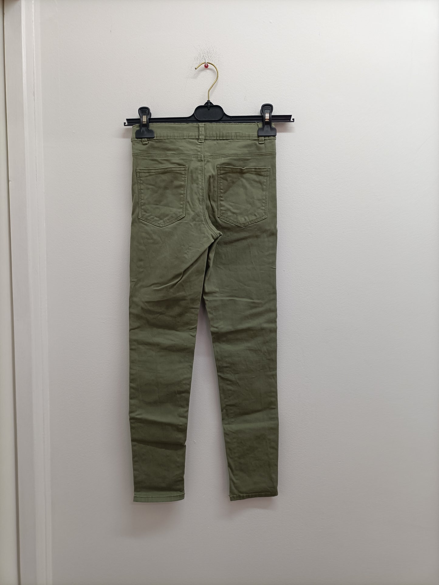 Jeans Kiabi skinny fit kaki Taille 10 Ans