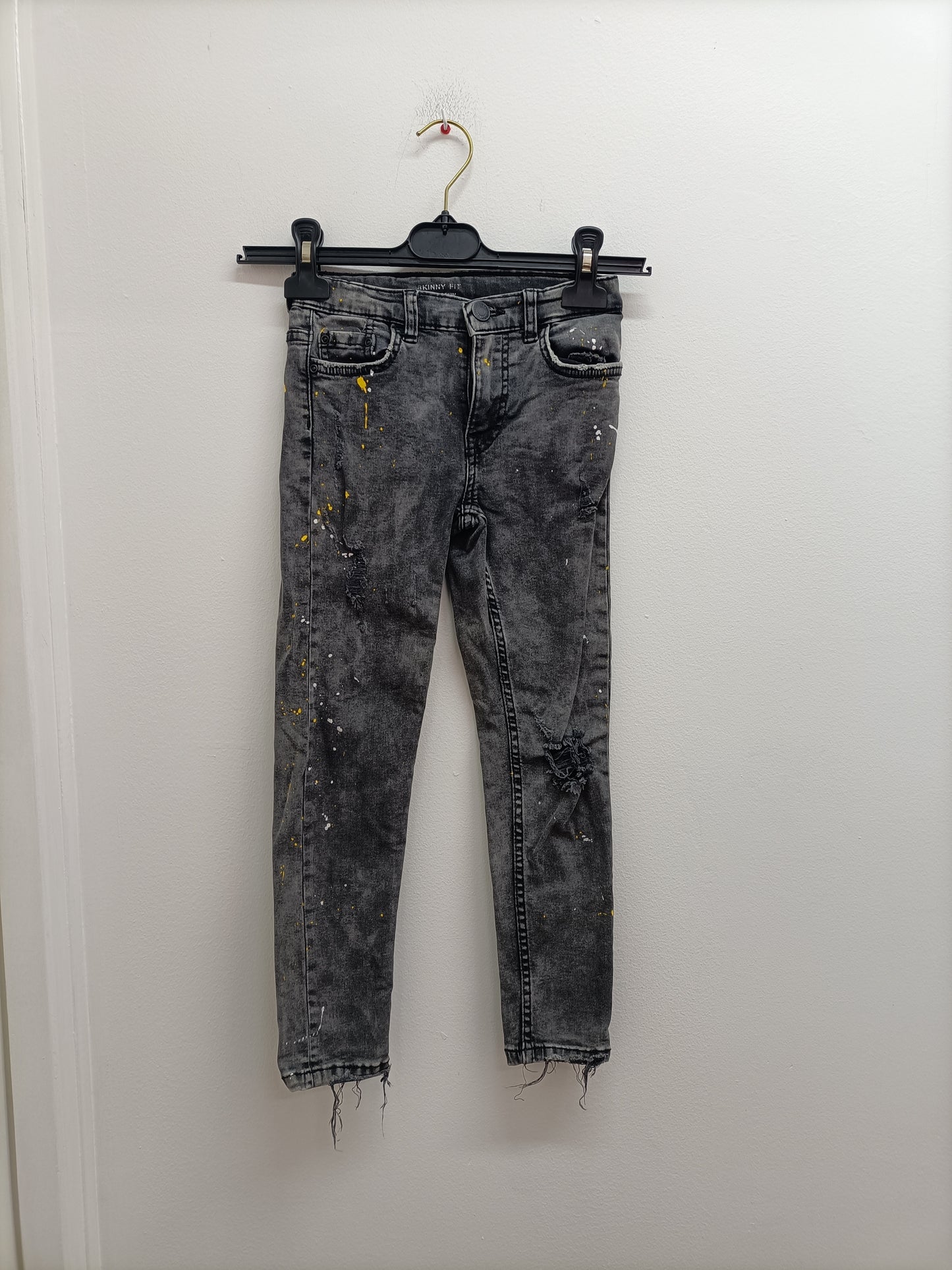 Jeans Zara noir délavé Taille 8 Ans