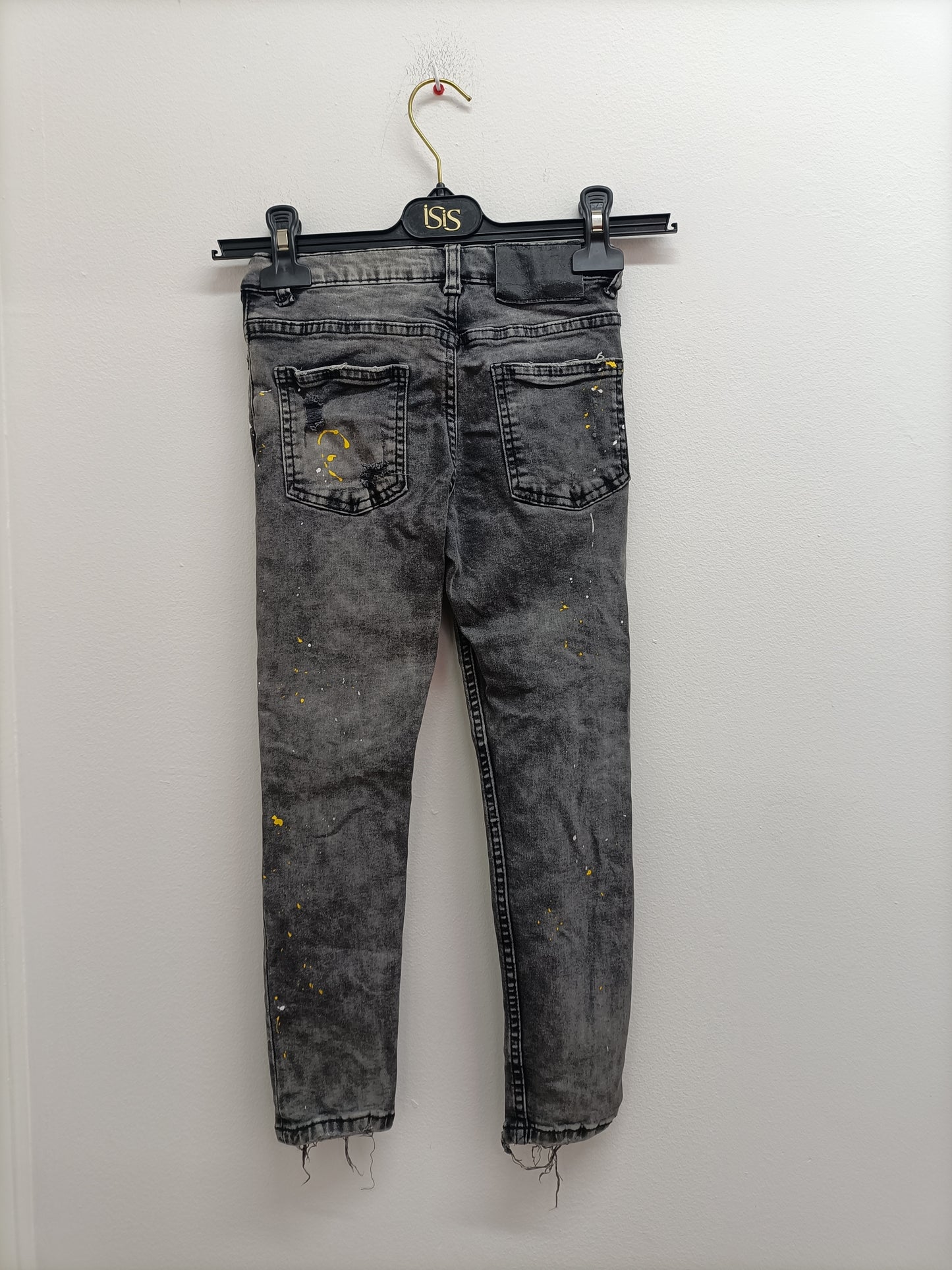 Jeans Zara noir délavé Taille 8 Ans