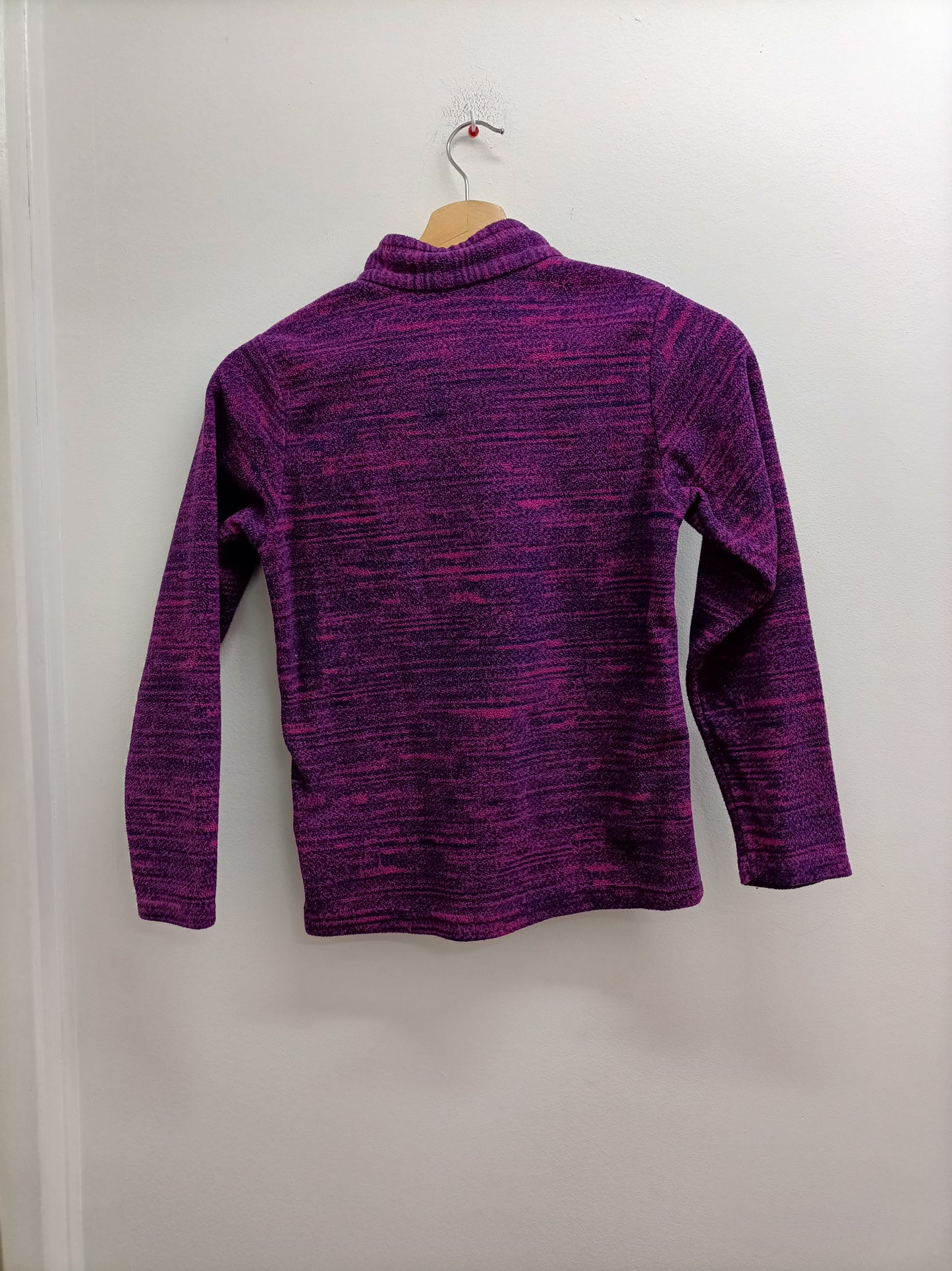 Polaire Quechua violette chinée Taille 10 Ans