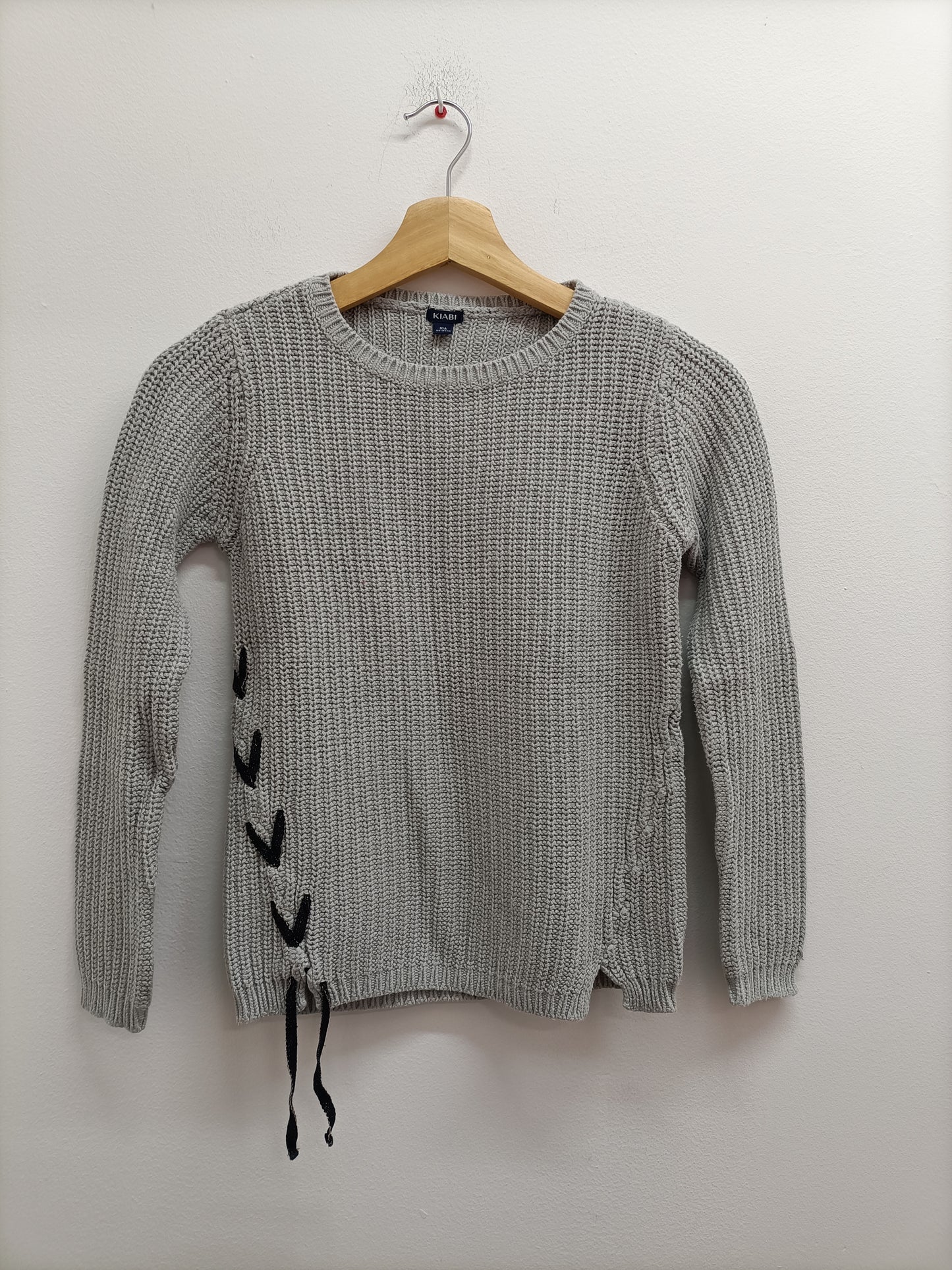 Pull en mailles Kiabi gris Taille 10 Ans