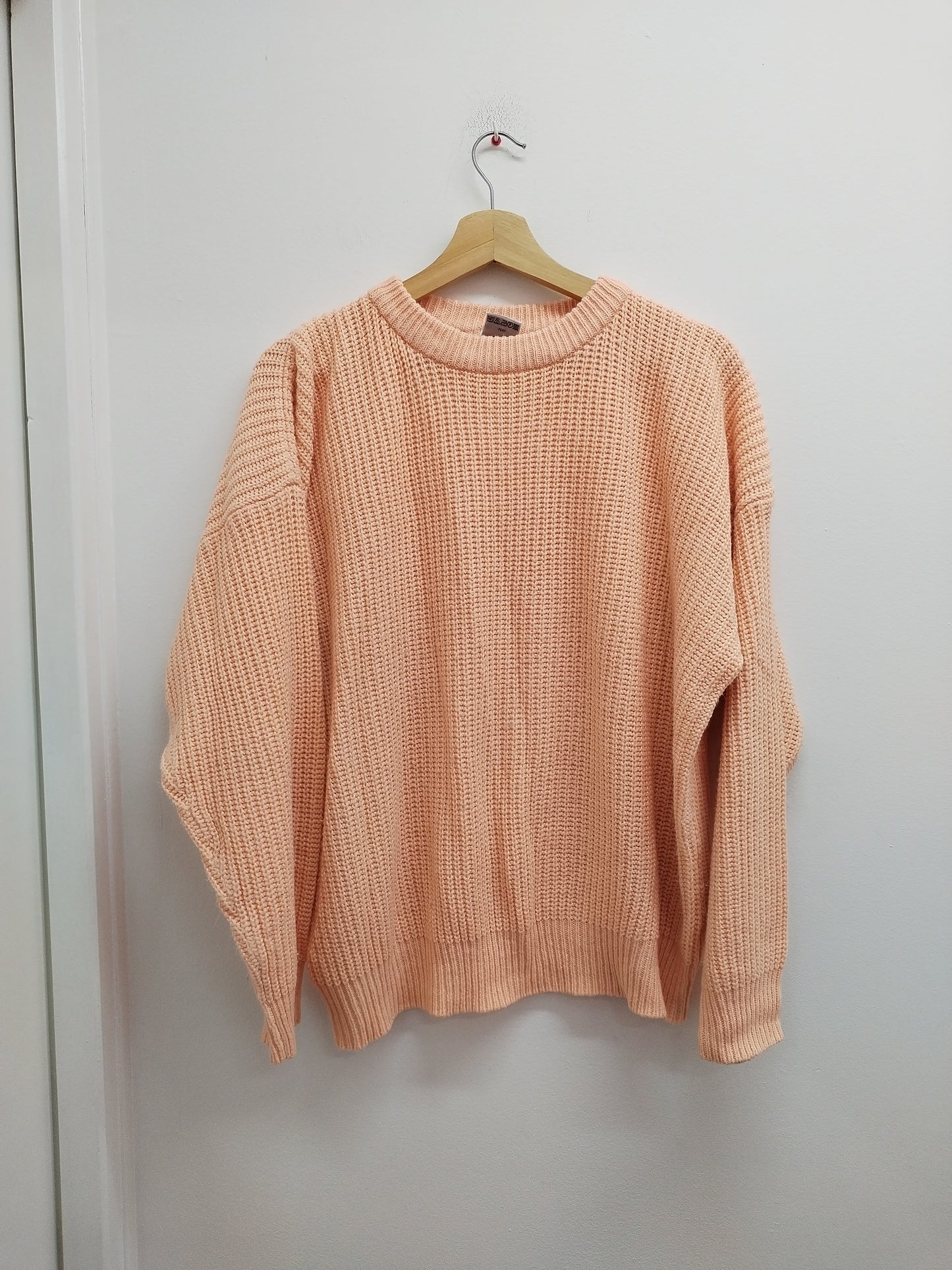Pull en mailles saumon Taille 50