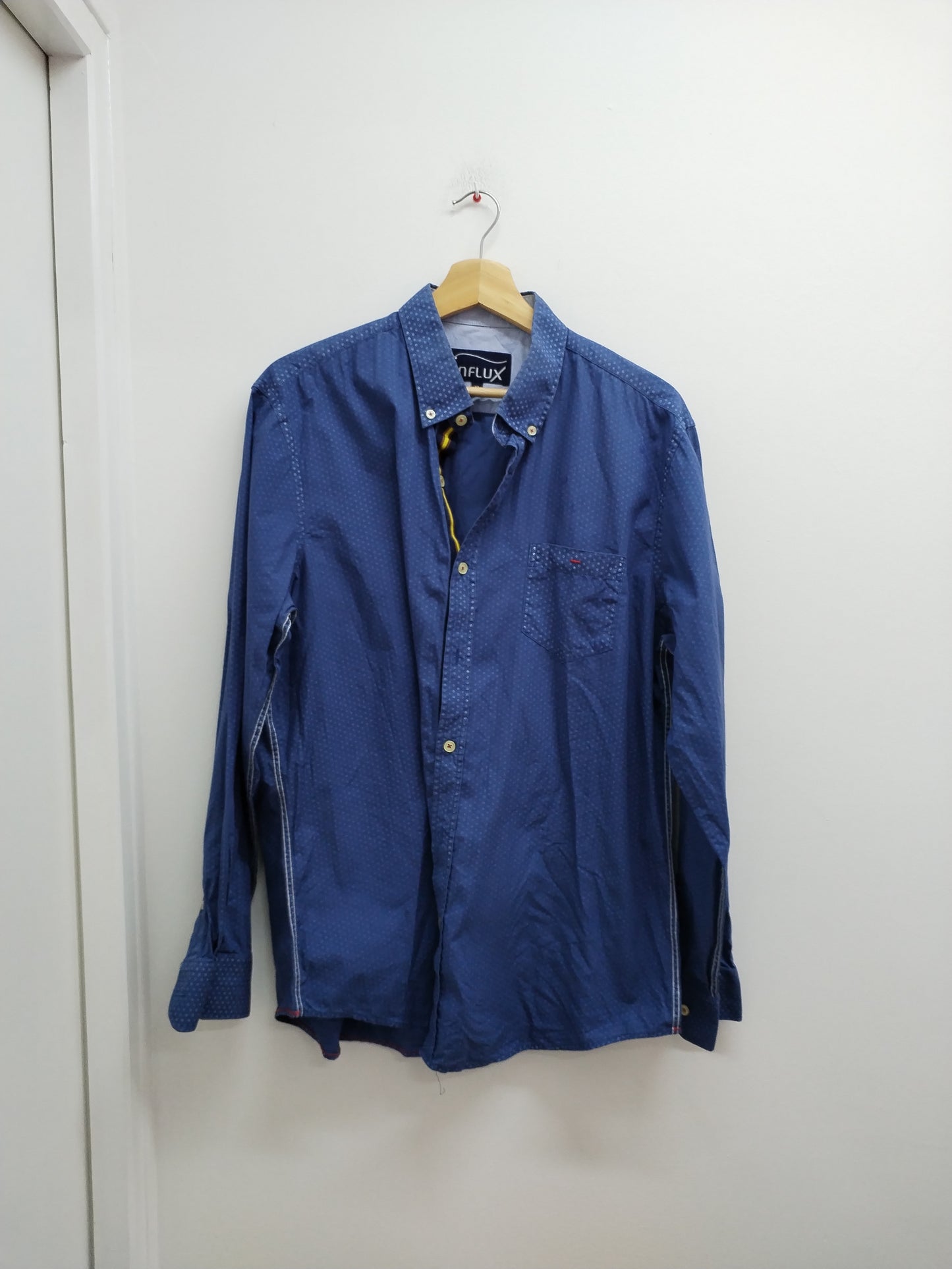 Chemise In Extenso bleu à pois Taille XL