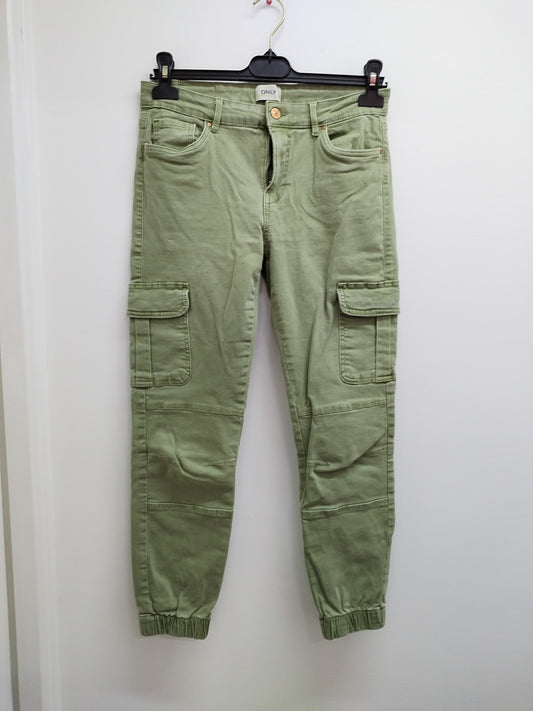 Pantalon cargo Only vert clair Taille 40