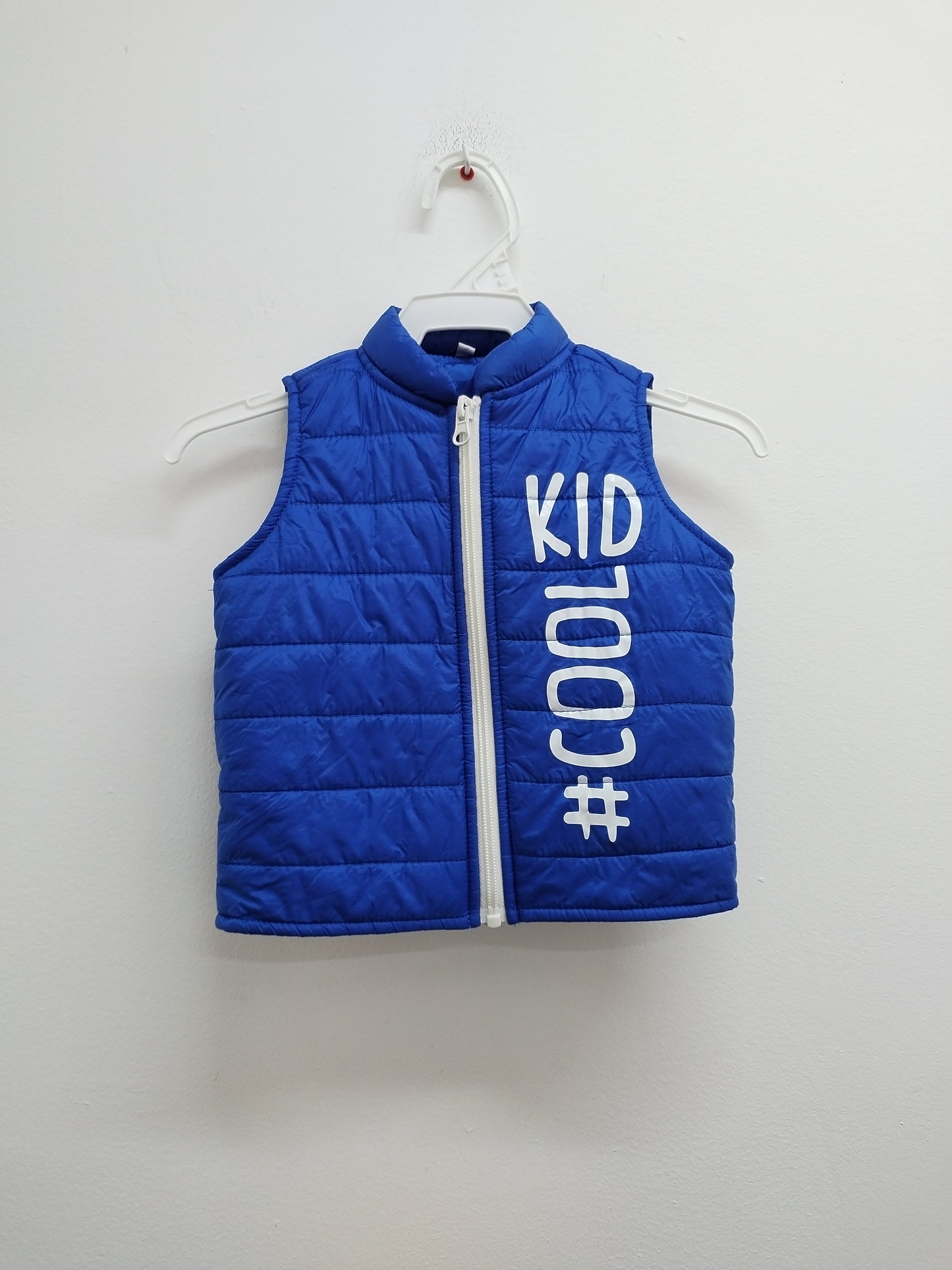 Doudoune sans manche bleu Taille 18 Mois