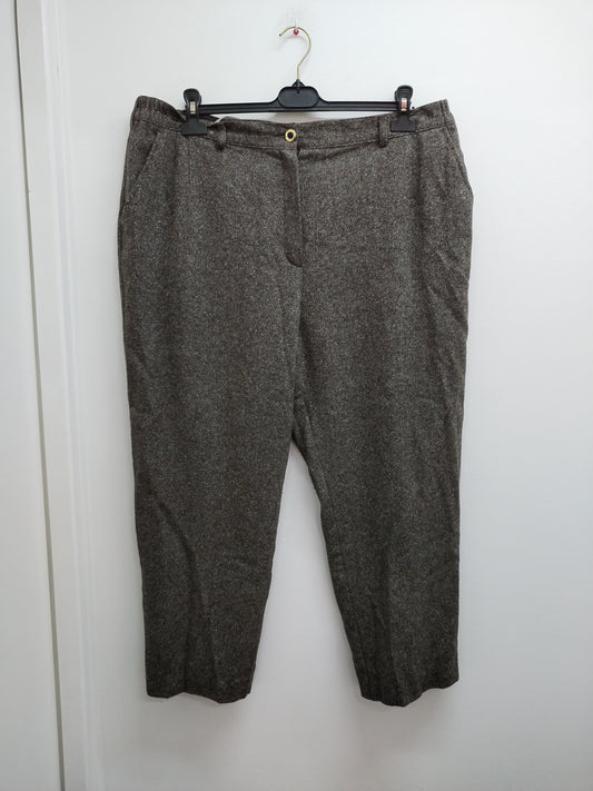 Pantalon Création Atelier GS marron chiné Taille 52