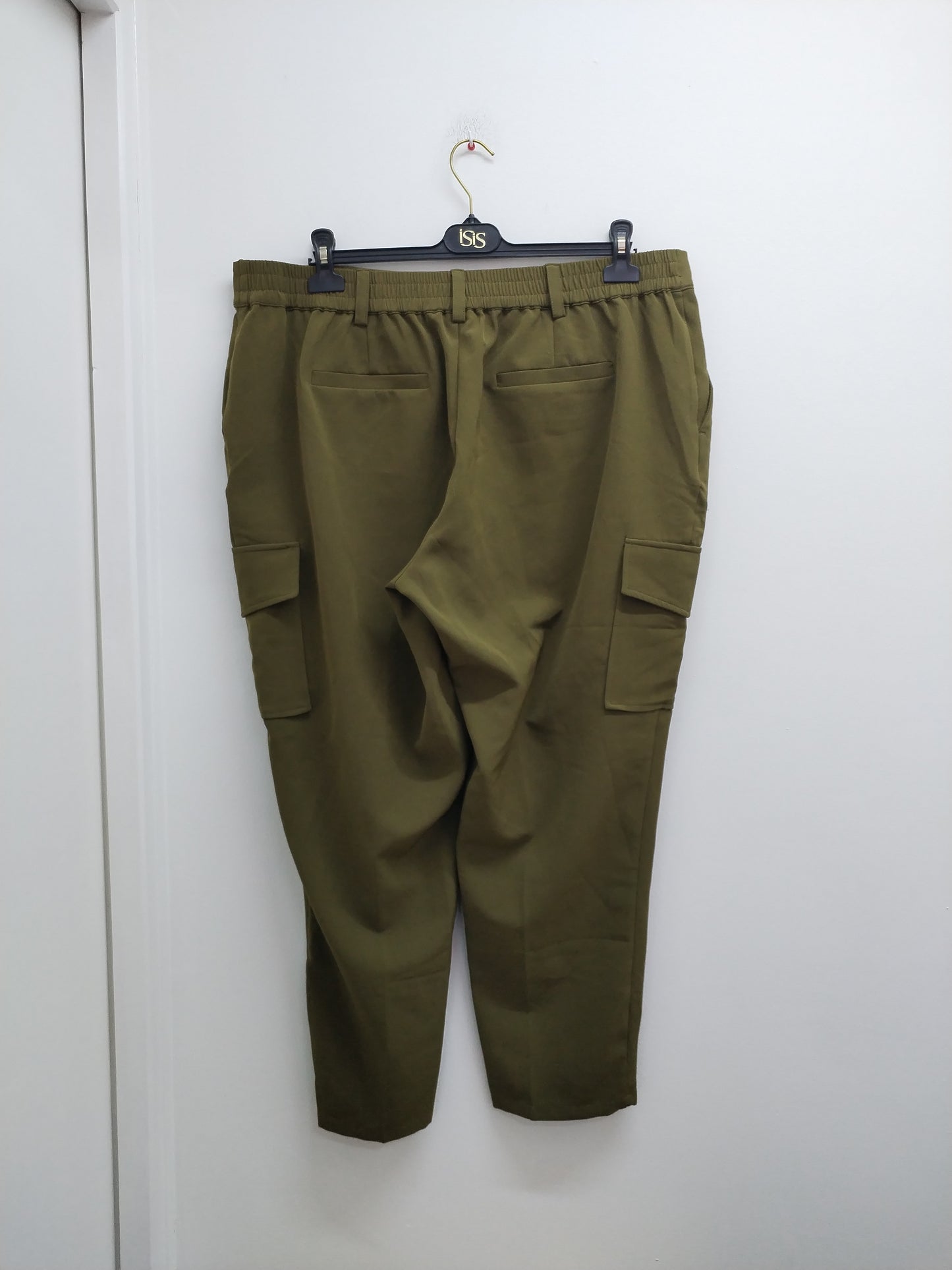 Pantalon fluide Kiabi kaki Taille 50