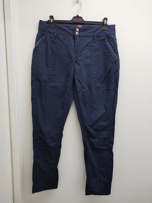 Pantalon Miss Captain Tortue bleu marine Taille 44