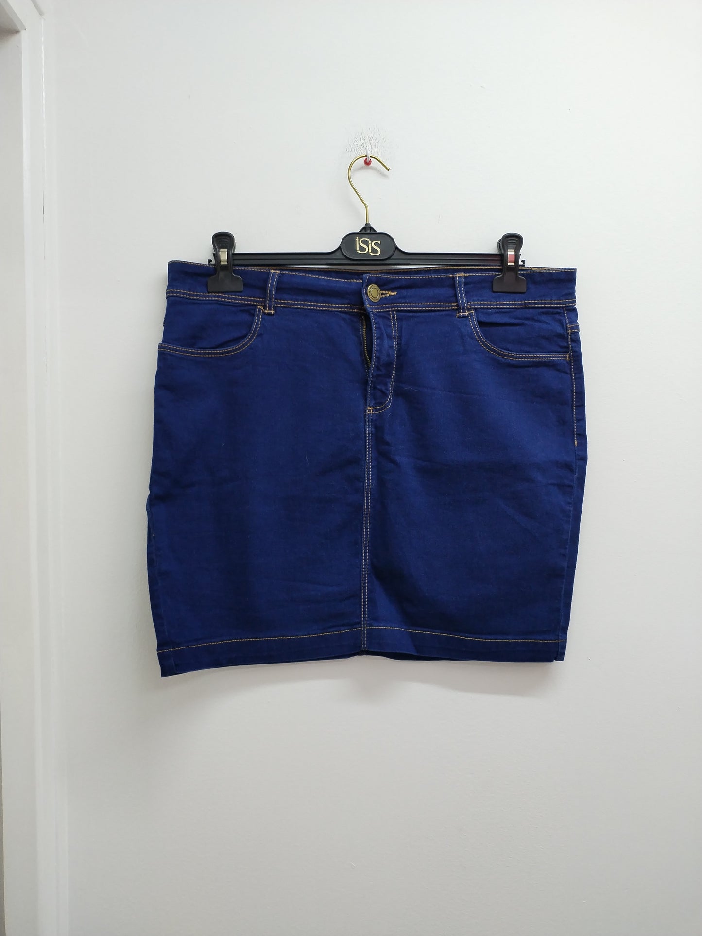 Jupe Tissaia bleue jeans Taille 44