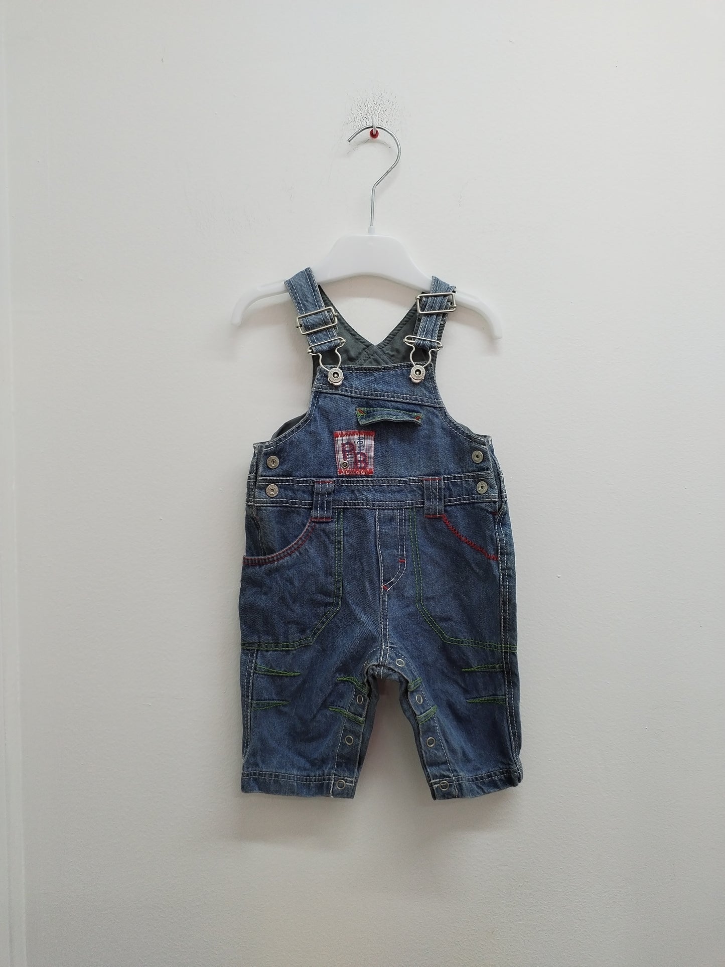 Salopette en jeans P'tit Bisou bleue Taille 3 Mois