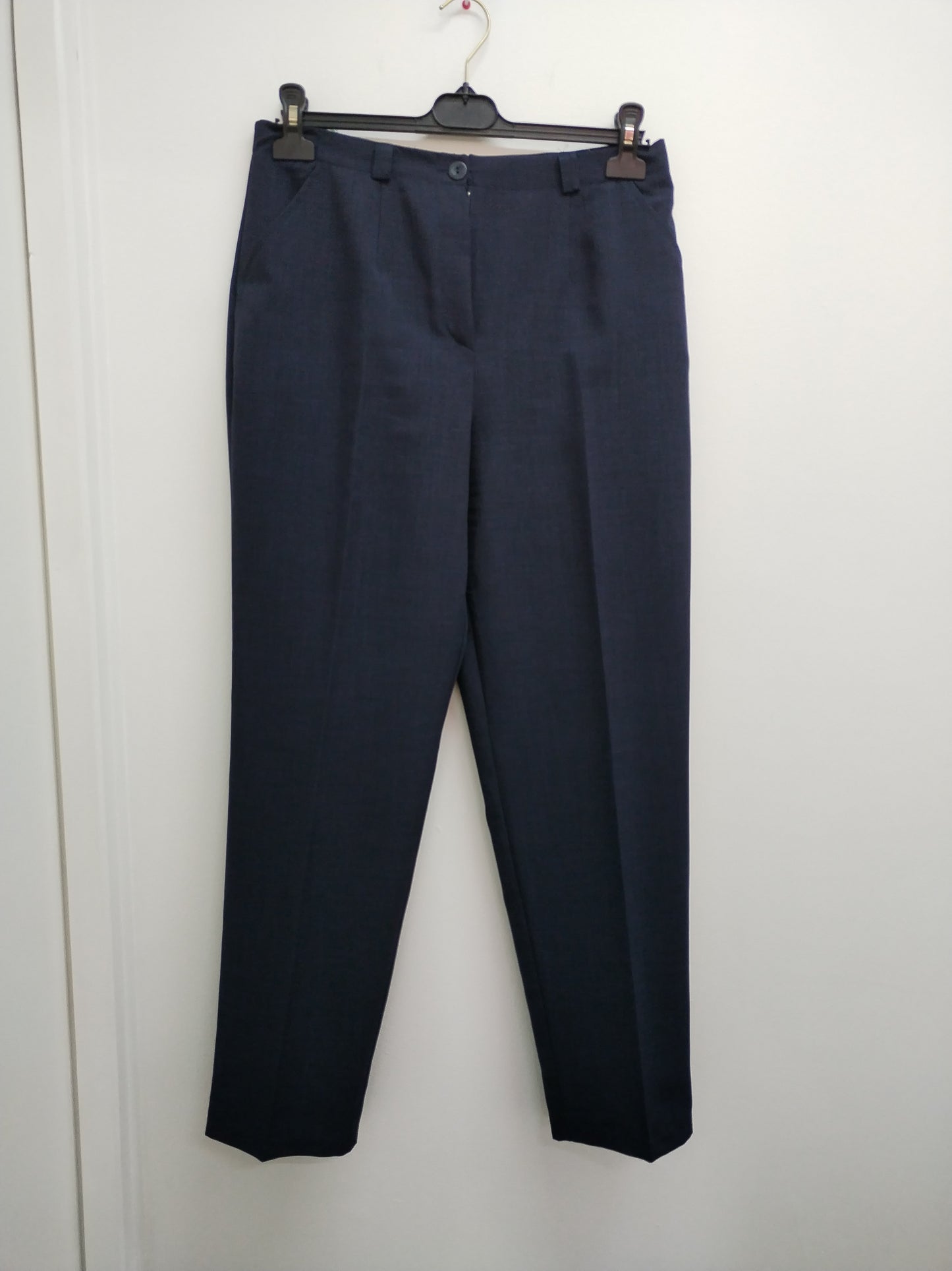 Pantalon M&S Mode bleu marine Taille 40