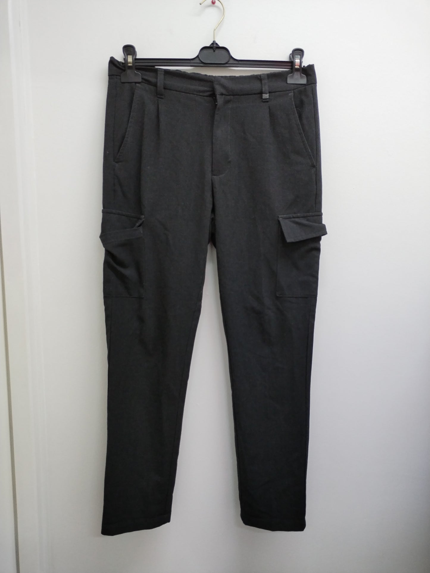 Pantalon Célio slim fit gris anthracite Taille S