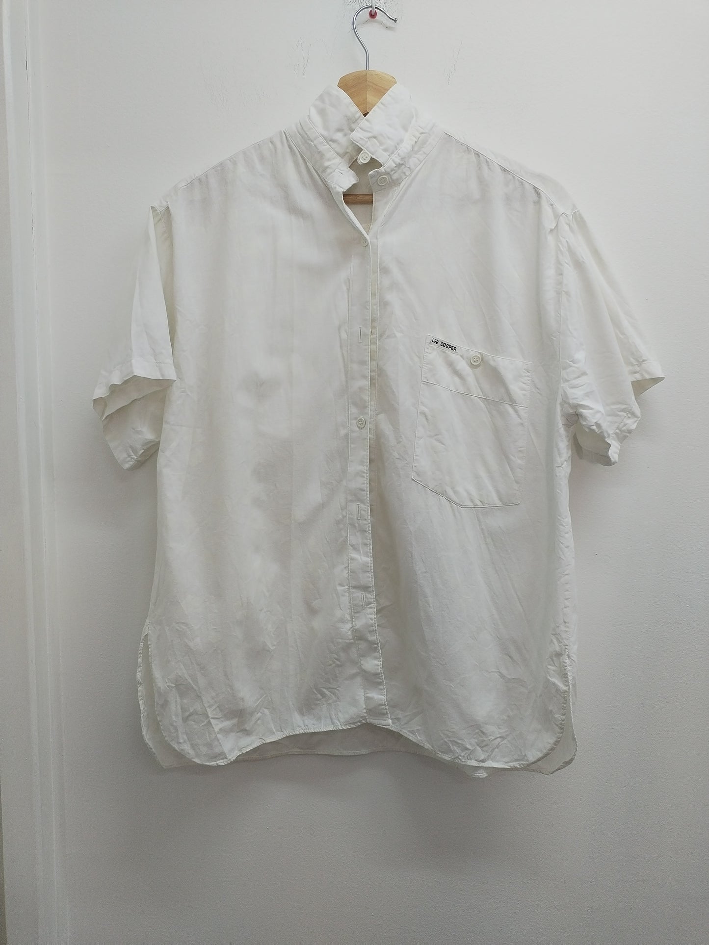 Chemise manches courtes Lee Cooper blanche Taille L