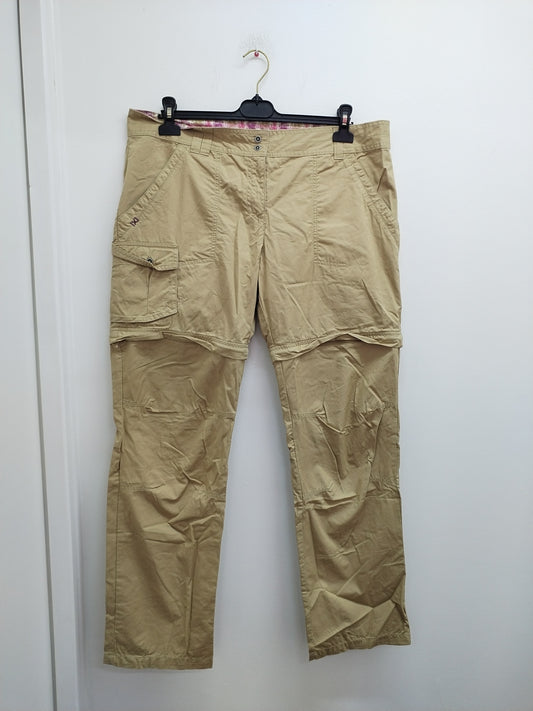 Pantalon Quechua 2 en 1 beige Taille 48