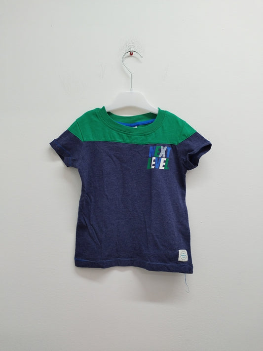 T-shirt Décathlon bleu et vert Taille 5 Ans