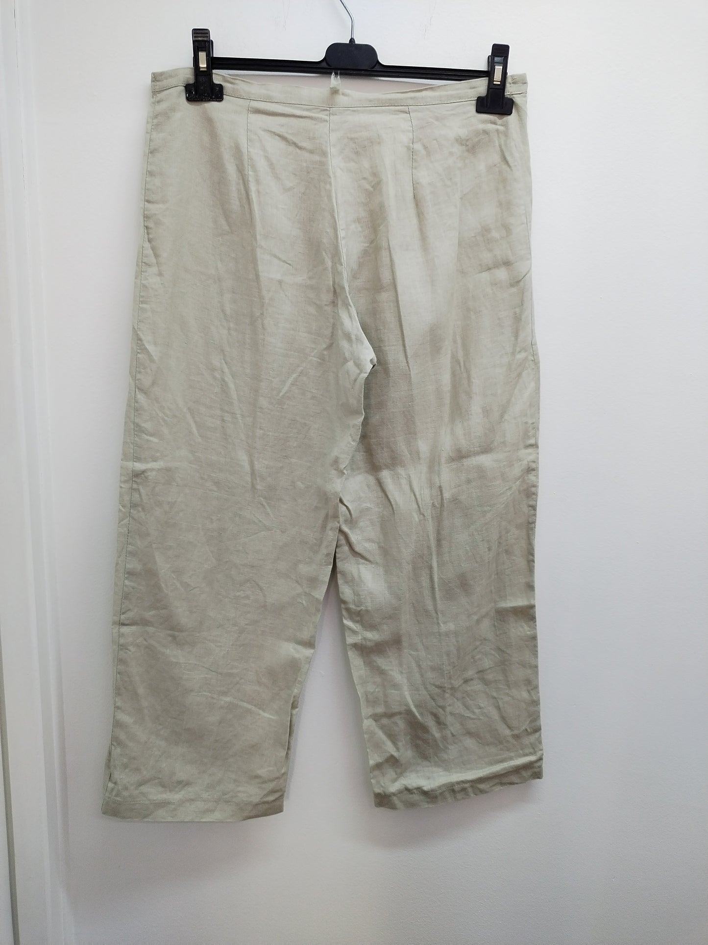 Pantacourt léger Renatto Bene beige foncé Taille 40