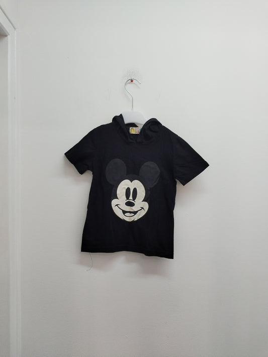 T-shirt avec capuche Alli & Bell noir avec impression Taille 6 Ans