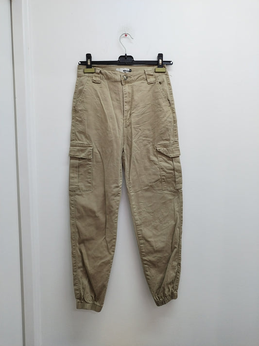 Pantalon cargo Laulia beige foncé Taille 38