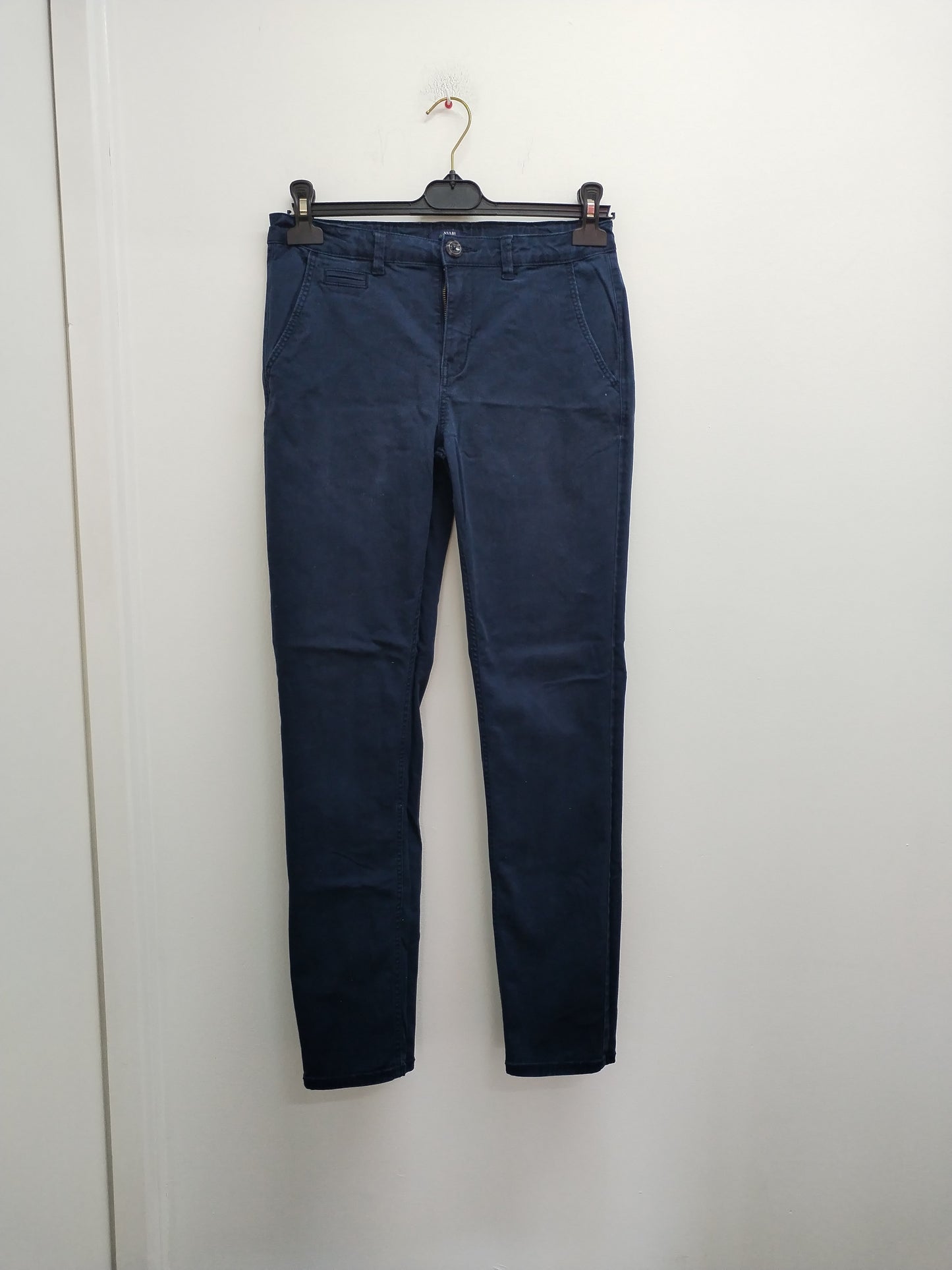 Pantalon chino Kiabi bleu marine Taille 14 Ans