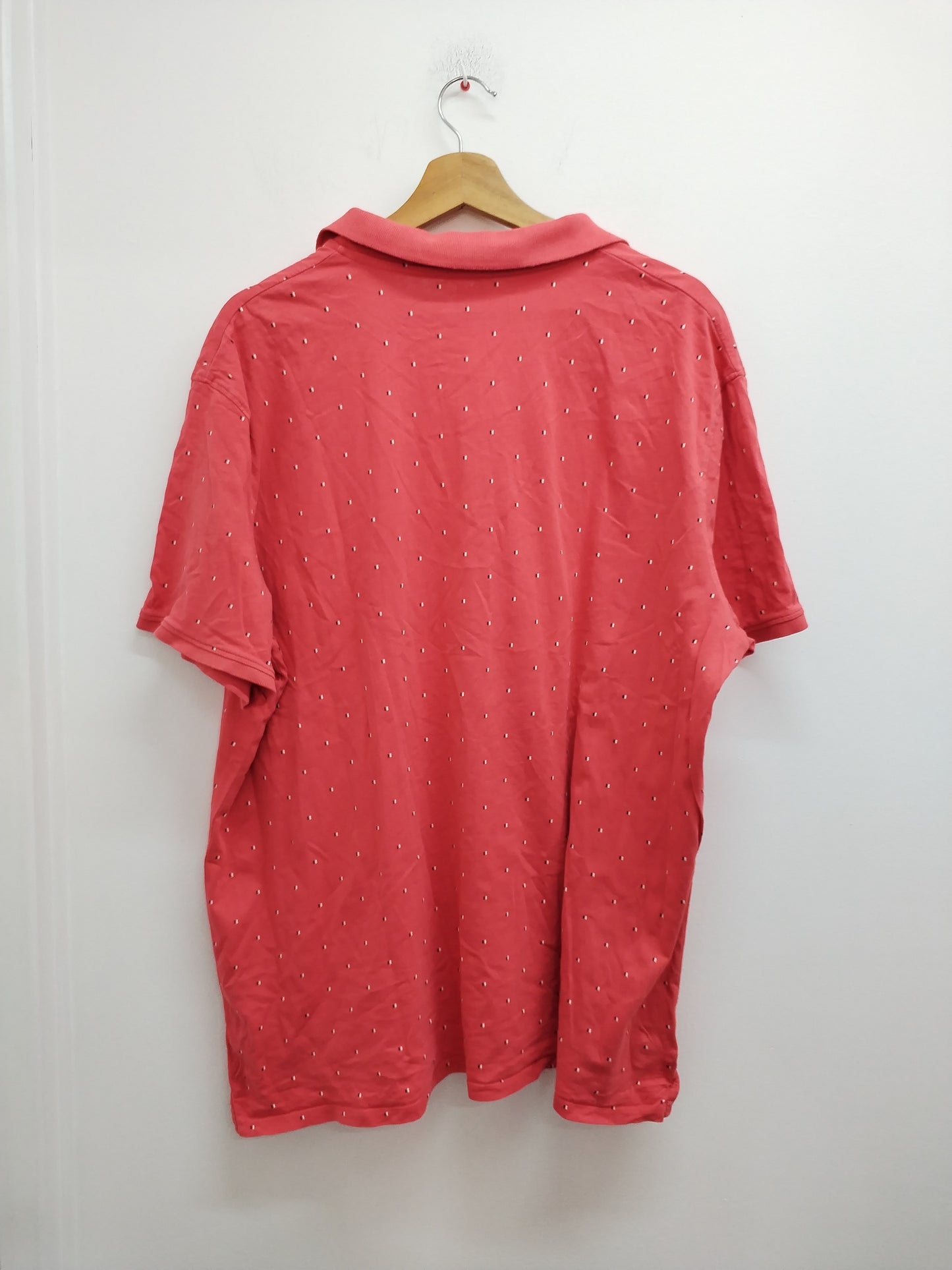 Polo Kiabi corail à motifs Taille XXL