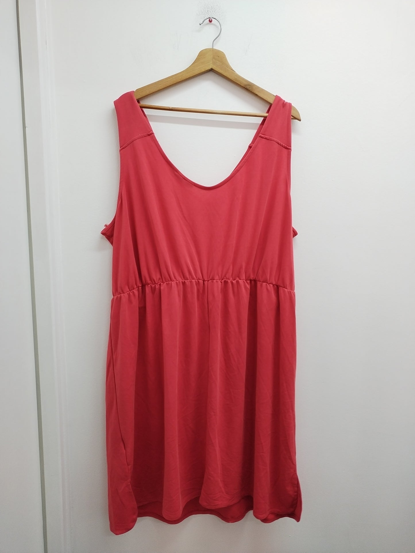 Robe sans manches Kiabi rouge orangé Taille 54/56