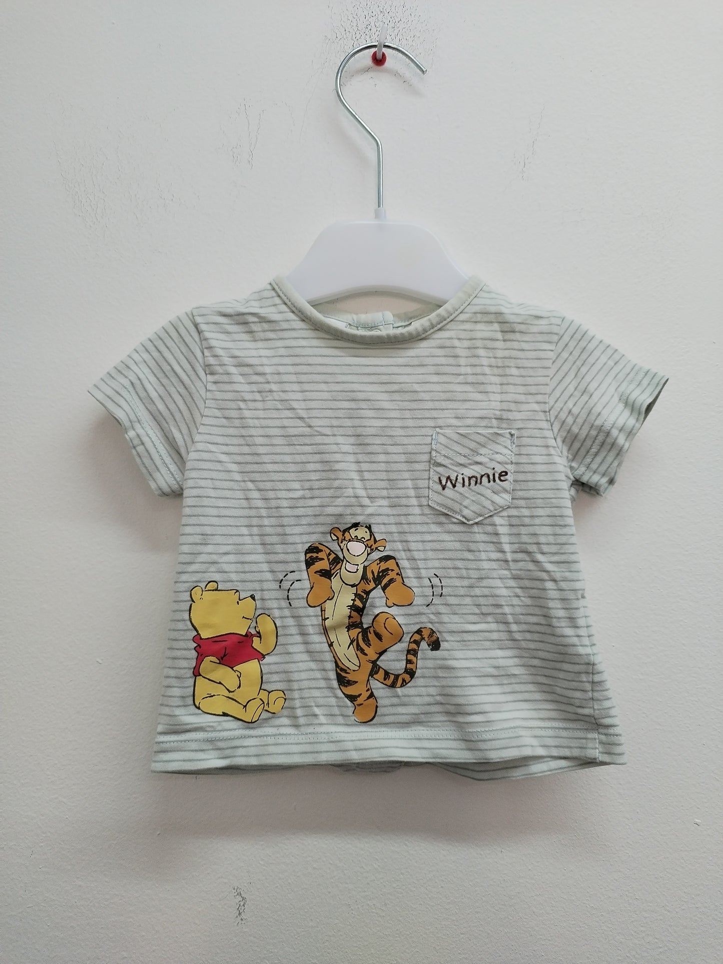 T-shirt Disney rayé avec impression Taille 3 Mois