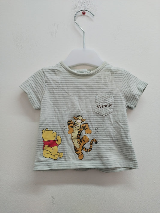 T-shirt Disney rayé avec impression Taille 3 Mois