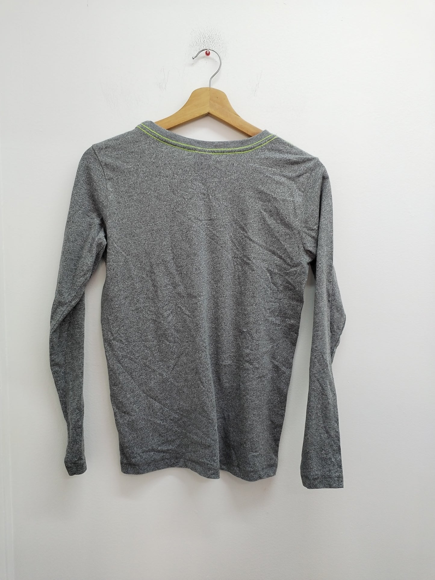 T-shirt manches longues Chapter Young gris avec impression Taille 10/12 Ans