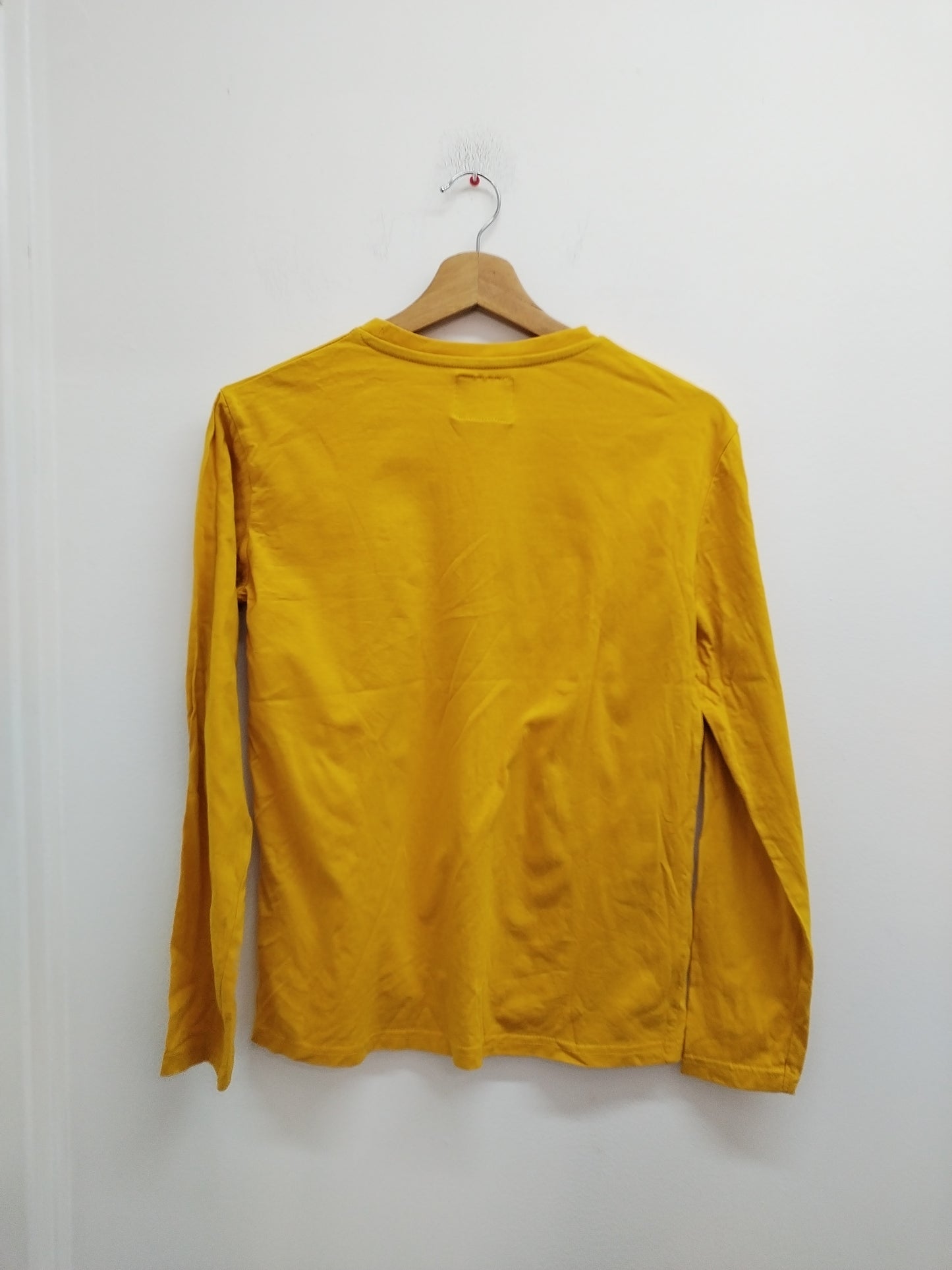 T-shirt manches longues Threadboys moutarde avec impression Taille 13 Ans