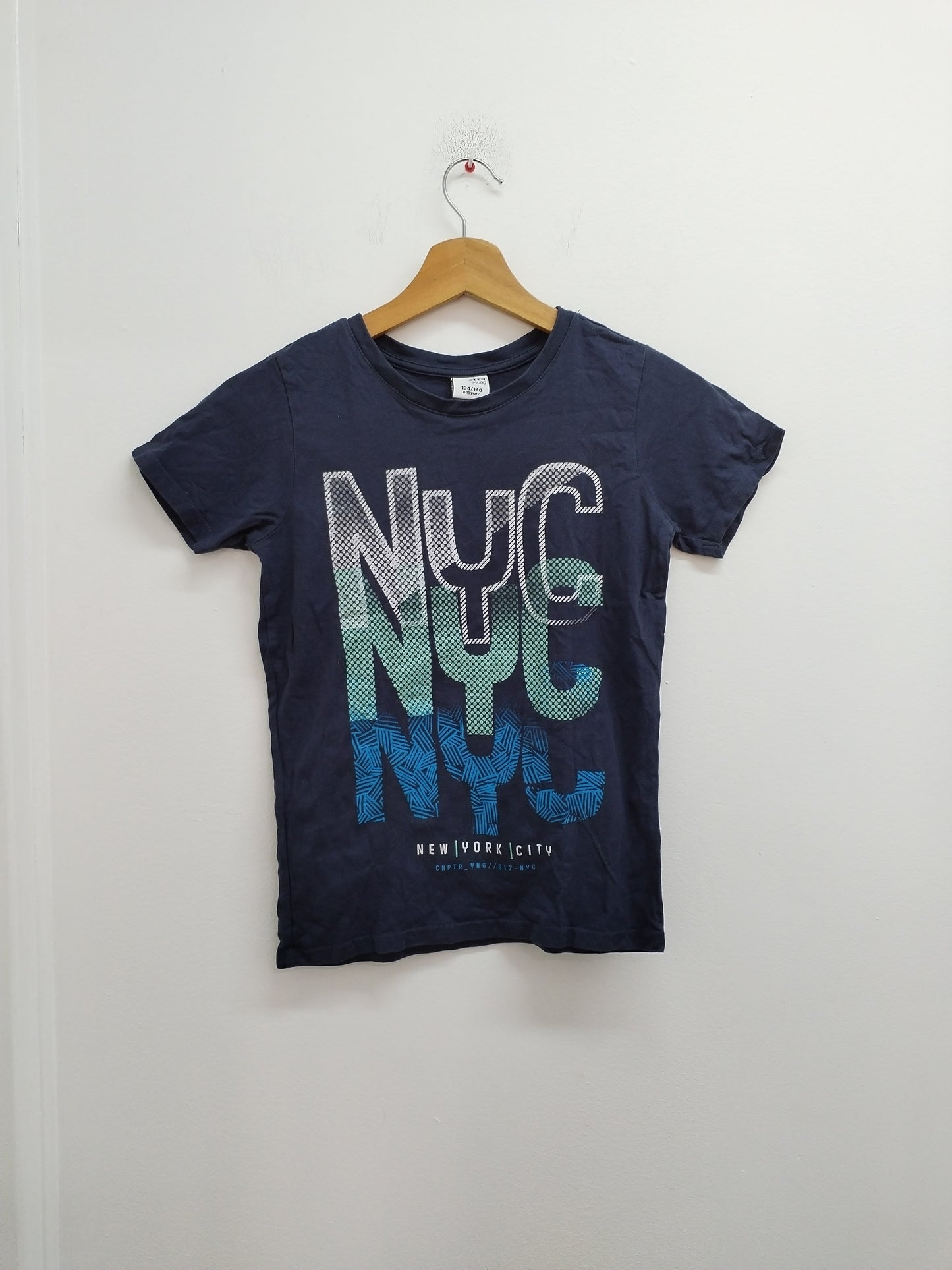 T-shirt Chapter Young marine avec impression Taille 8/10 Ans