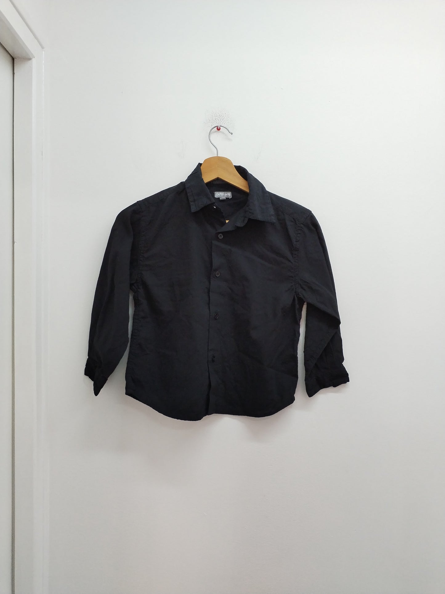 Chemise Best Way noir Taille 6 Ans