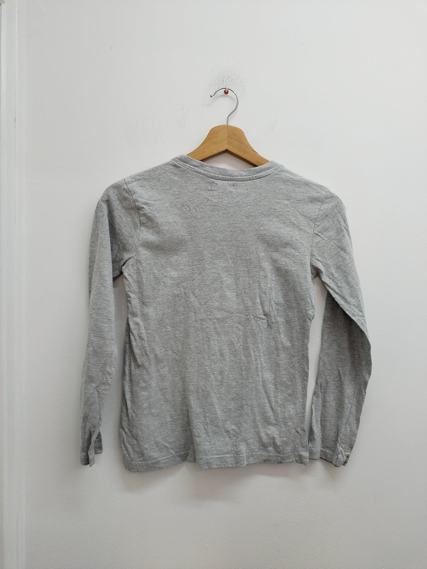 T-shirt manches longues Tissaia gris avec sequins Taille 10 Ans