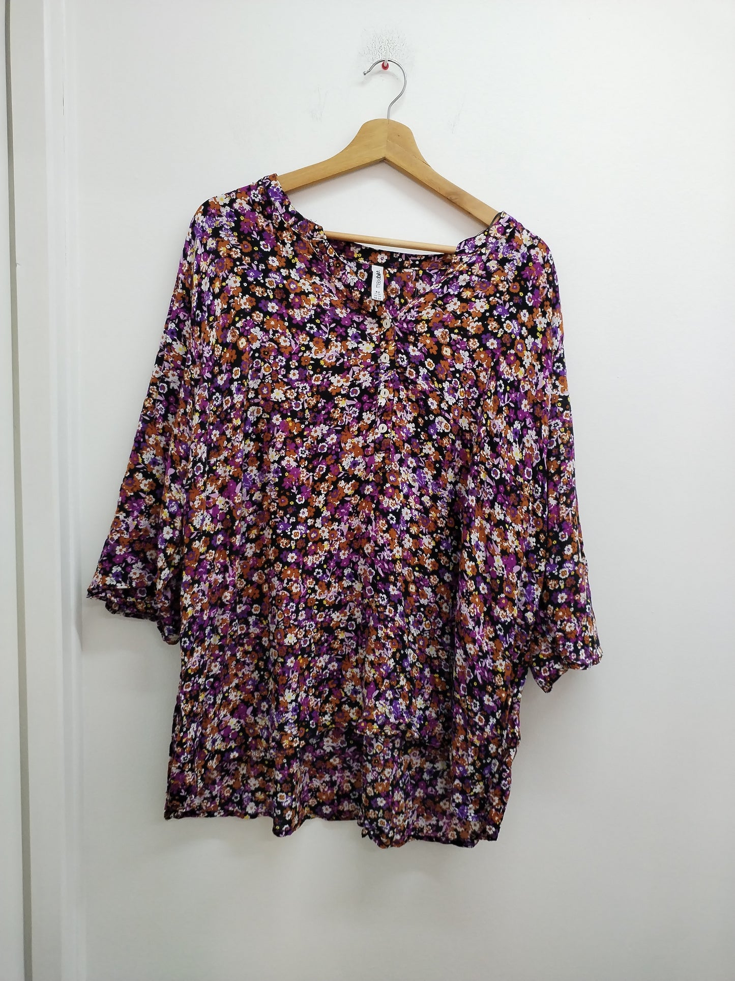 Tunique manches 3/4  Maxiblue fleurie Taille 54