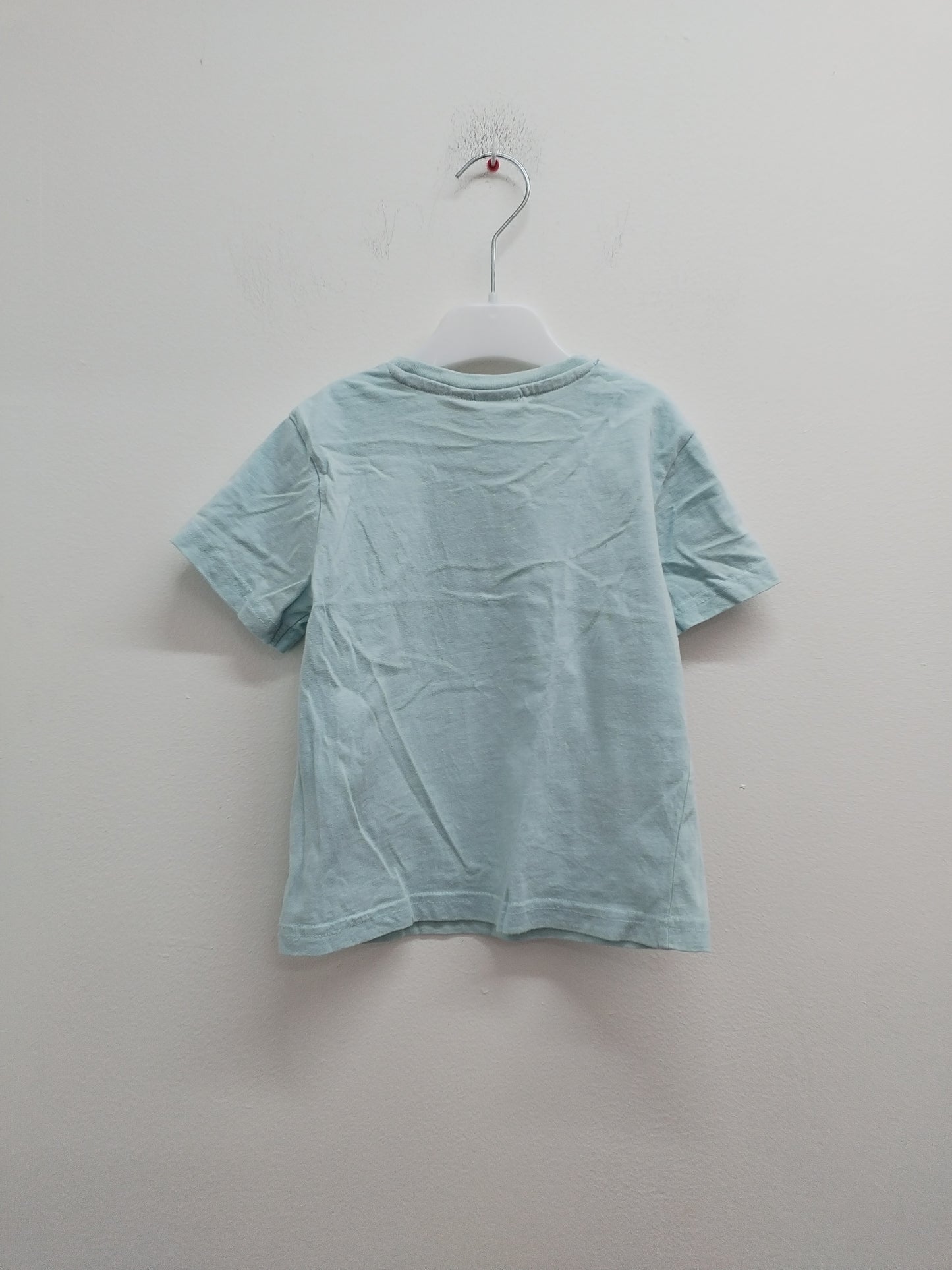 T-shirt Mickey Mouse bleu clair avec impression Taille 3/4 Ans