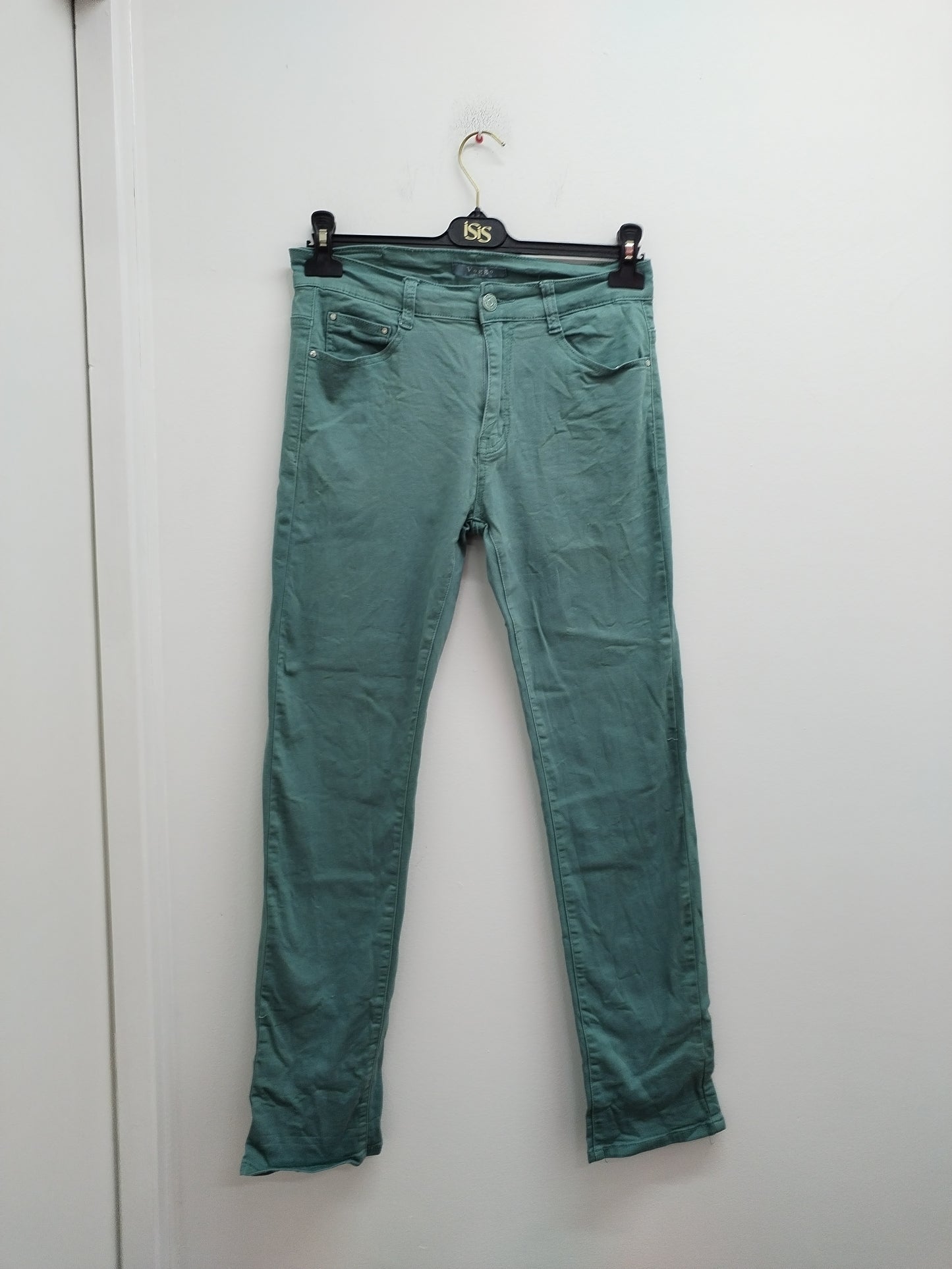 Jeans Voggo vert d'eau Taille 40