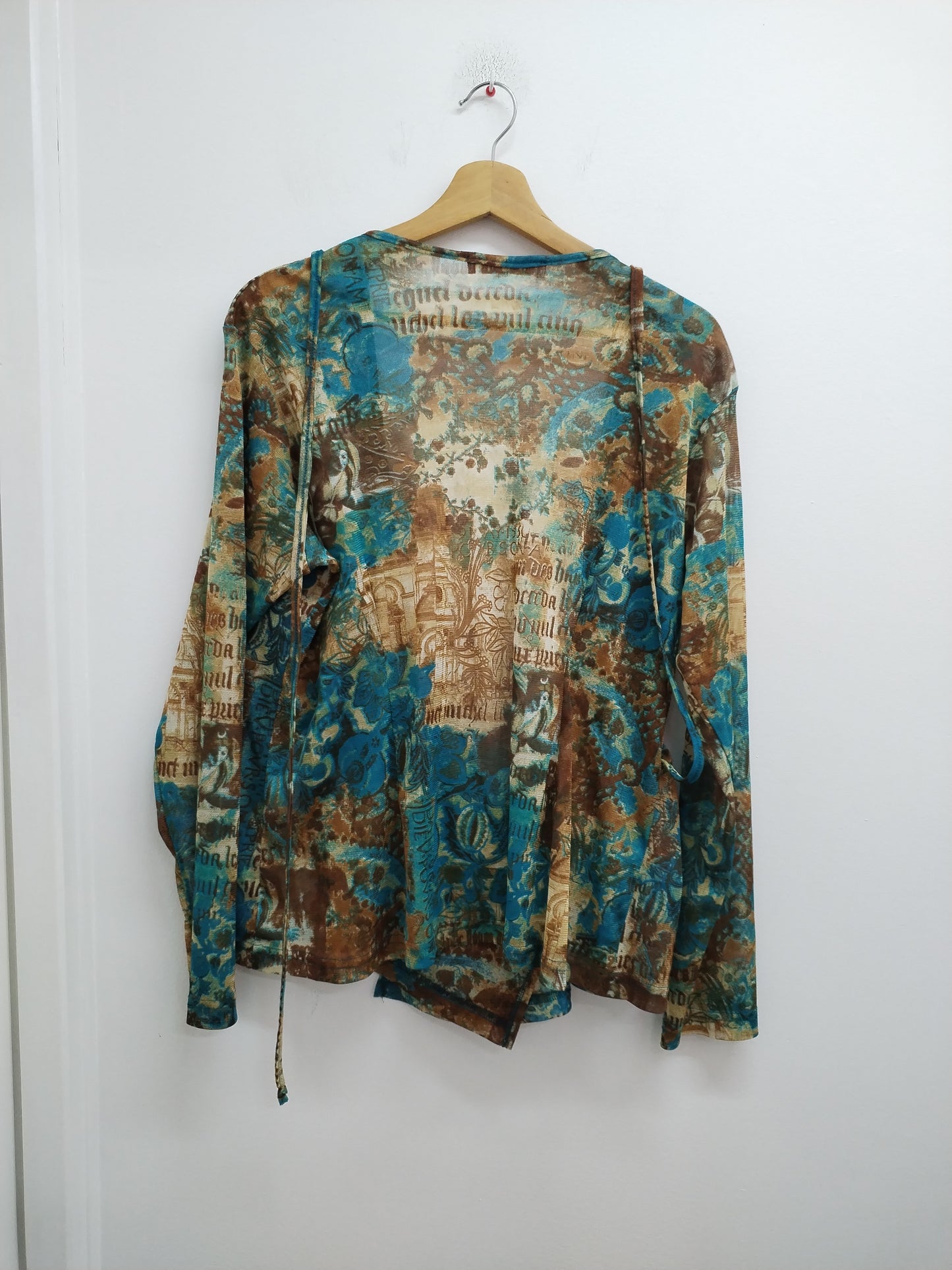 Tunique transparente cache-coeur Une Mode Pour Moi imprimée Taille 50