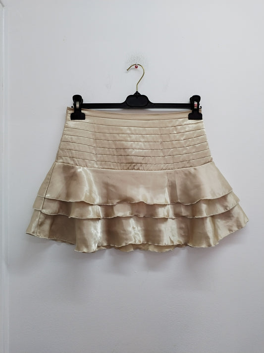 Jupe courte Loana dorée Taille 36