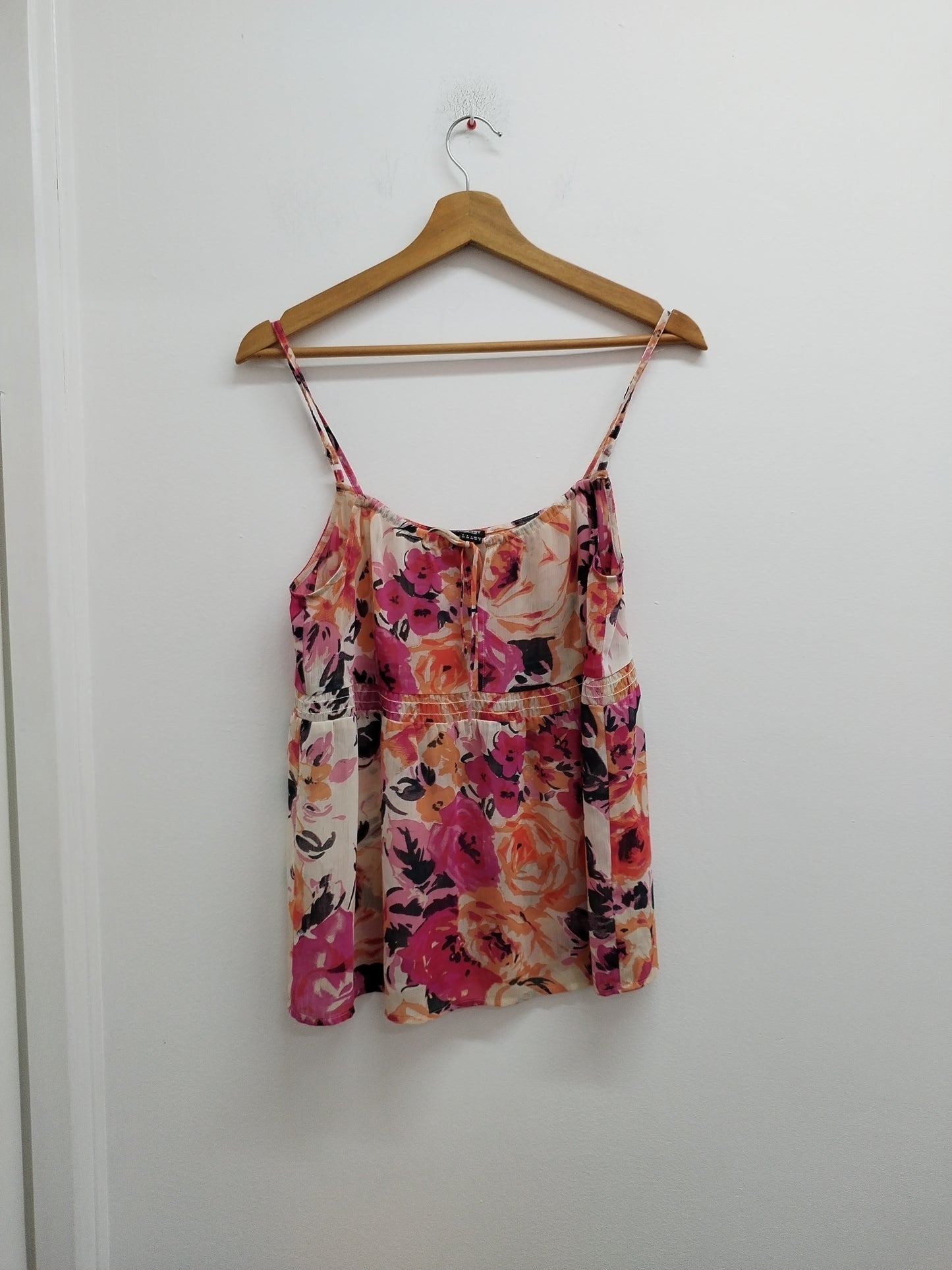 Débardeur transparent Esprit fleuri Taille 38