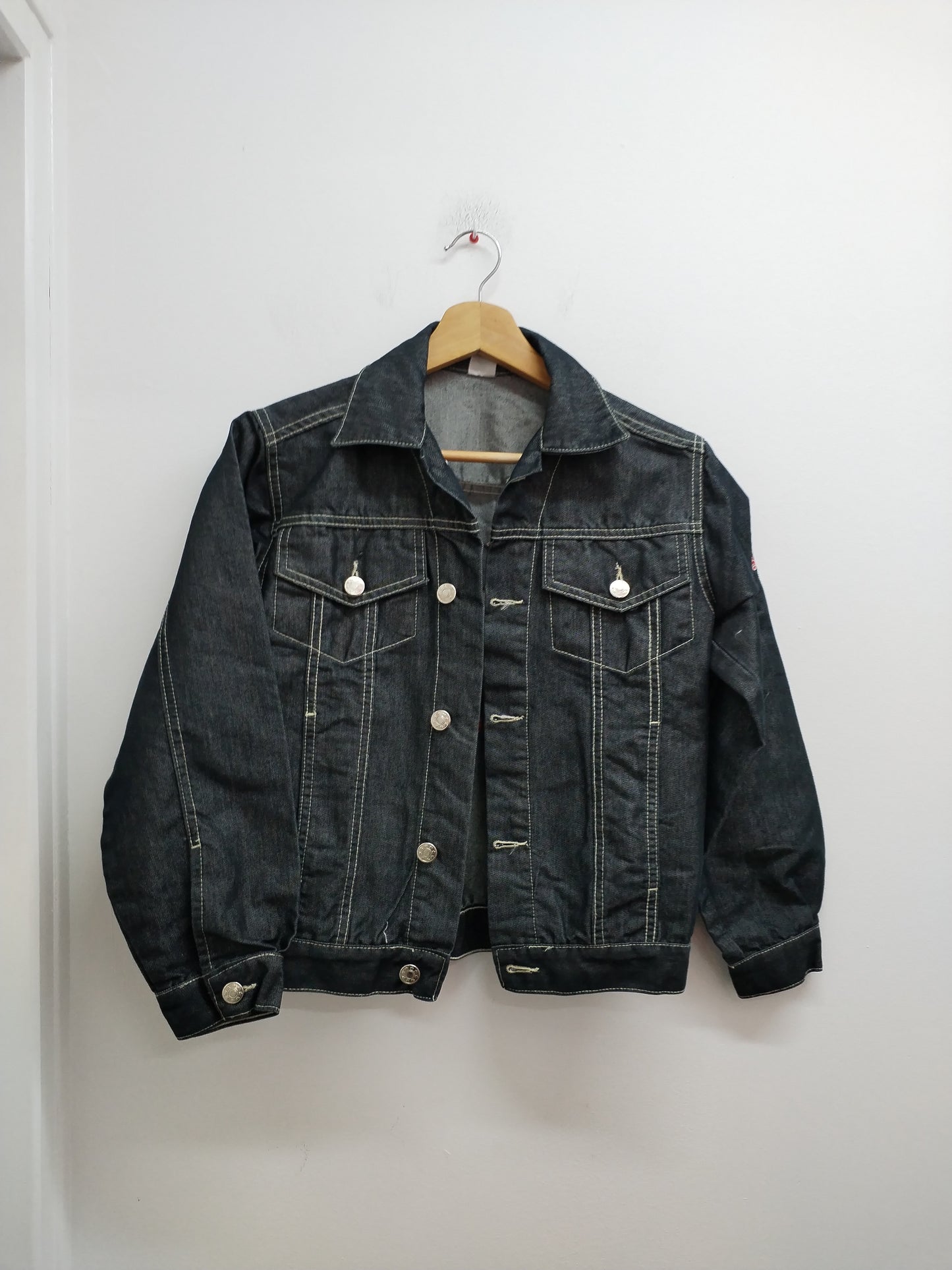 Veste en jeans grise foncé Taille 12 Ans