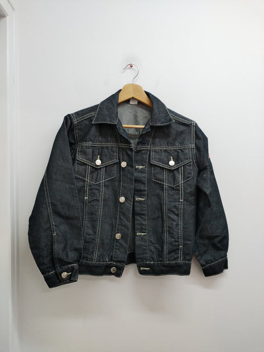 Veste en jeans grise foncé Taille 12 Ans